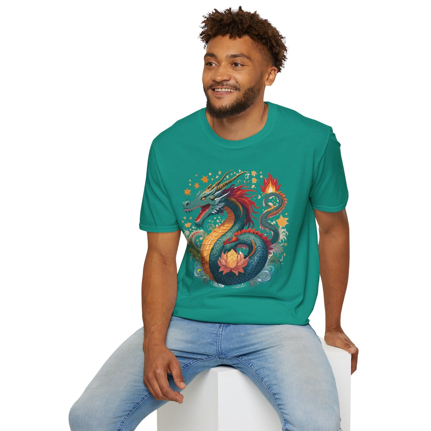 Dragon T Shirt, Dragon Shirt, Shirt with Animals, Animal Shirt