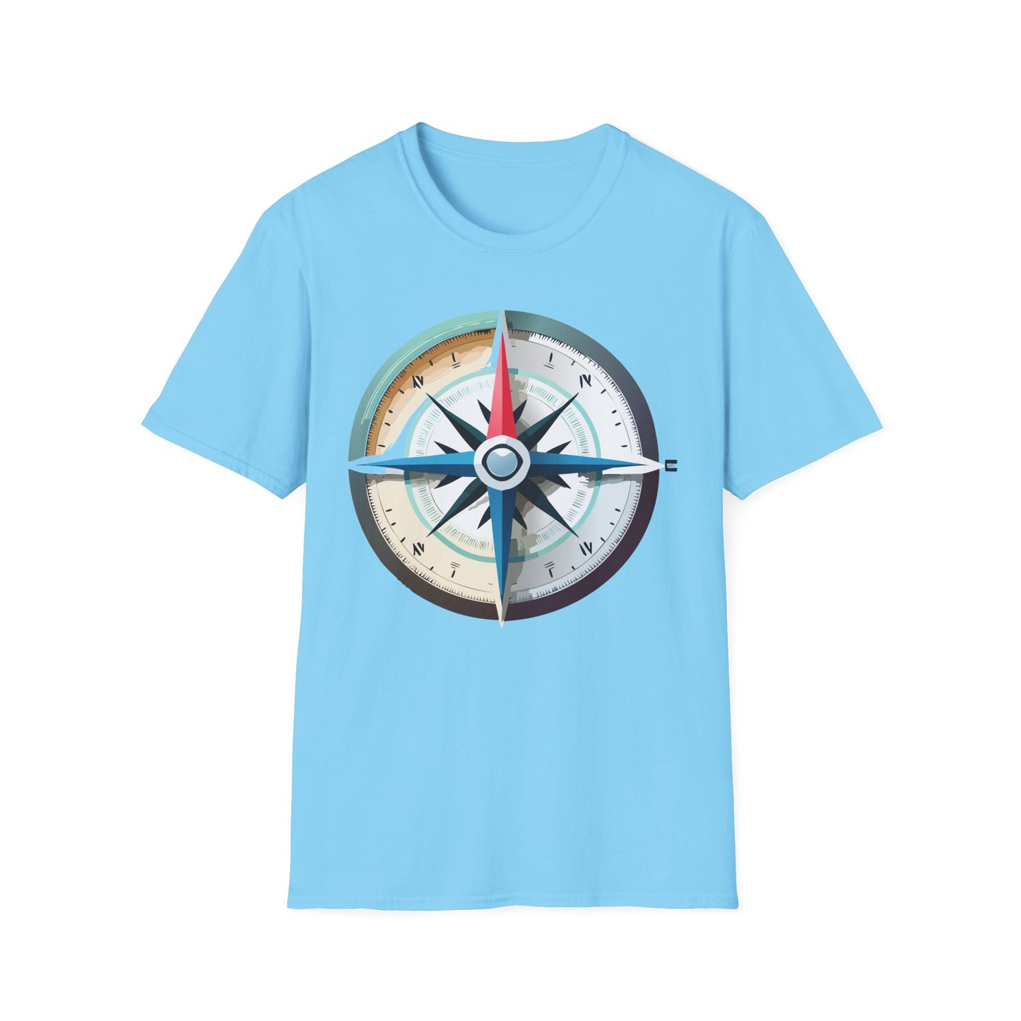 Compass T Shirt, Compass Shirt, Shirt with Compass, Navigator Shirt