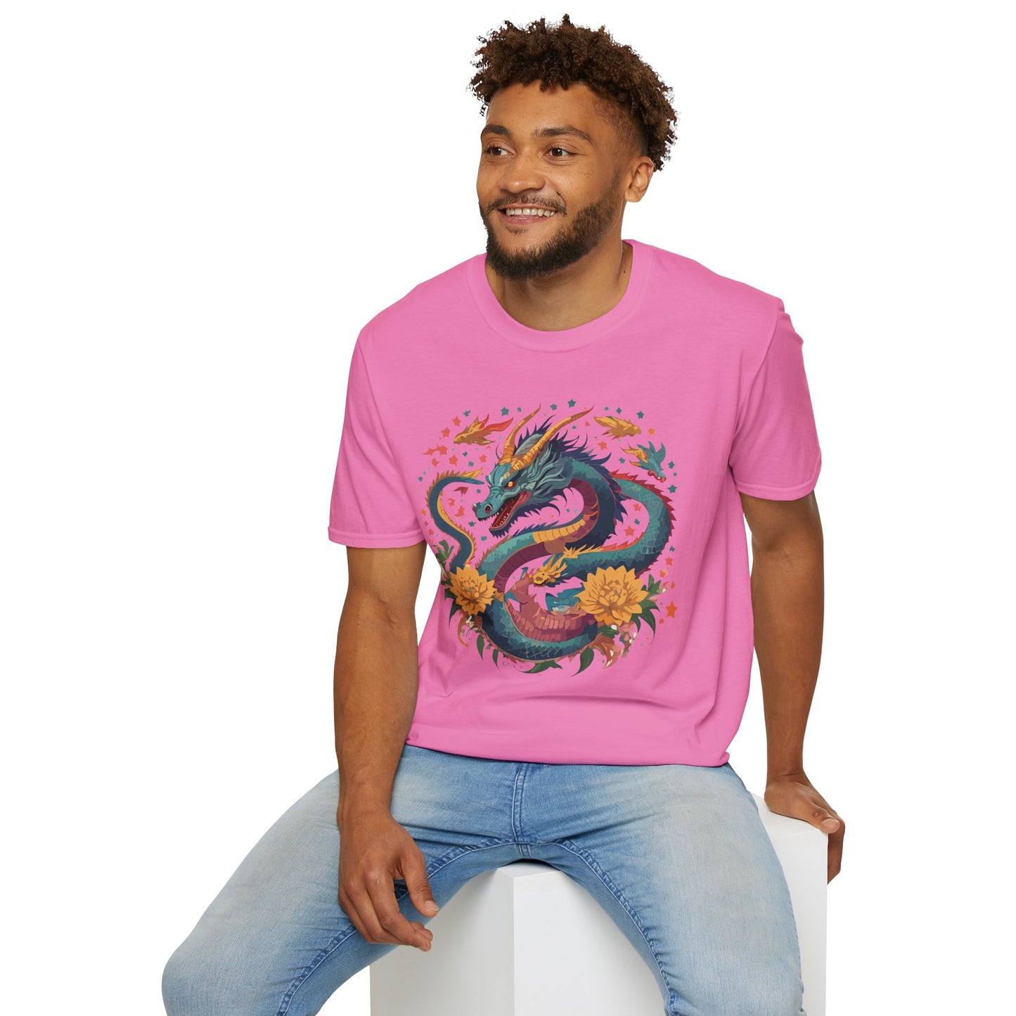 Dragon T Shirt, Dragon Shirt, Shirt with Animals, Animal Shirt