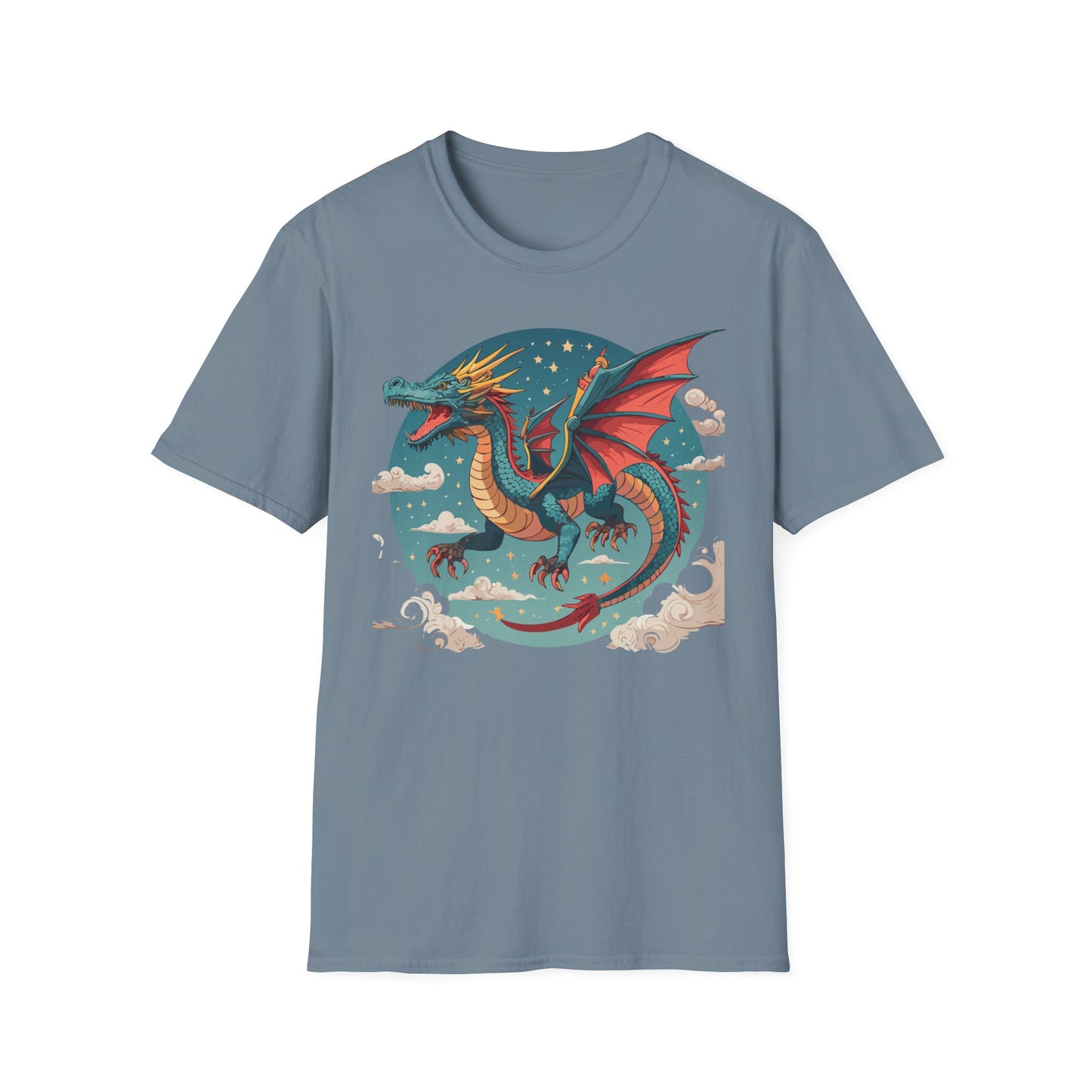 Dragon T Shirt, Dragon Shirt, Shirt with Animals, Animal Shirt