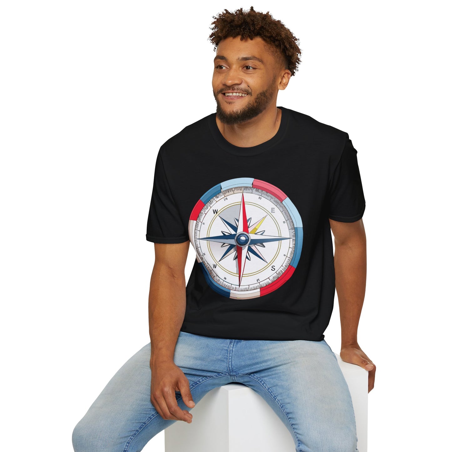 Compass T Shirt, Compass Shirt, Shirt with Compass, Navigator Shirt