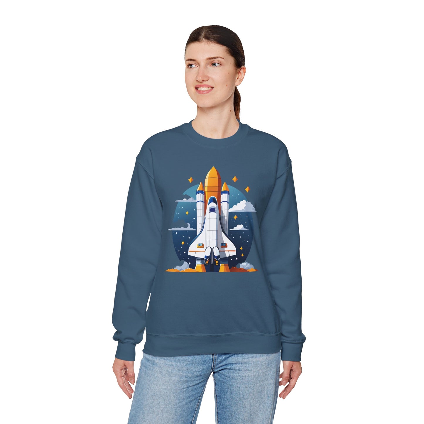 Space Shuttle Sweatshirt, Cosmic Sweatshirt, Astronaut Sweatshirt, Space Cosmic Sweatshirt