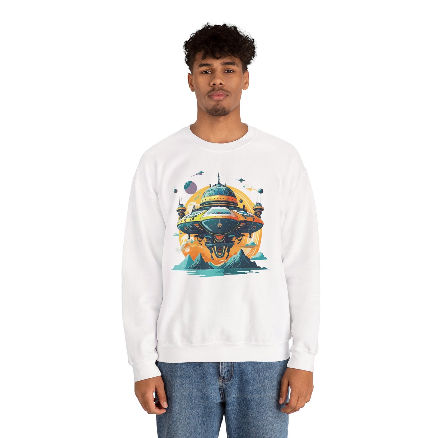 Space Shuttle Sweatshirt, Cosmic Sweatshirt, Astronaut Sweatshirt, Space Cosmic Sweatshirt