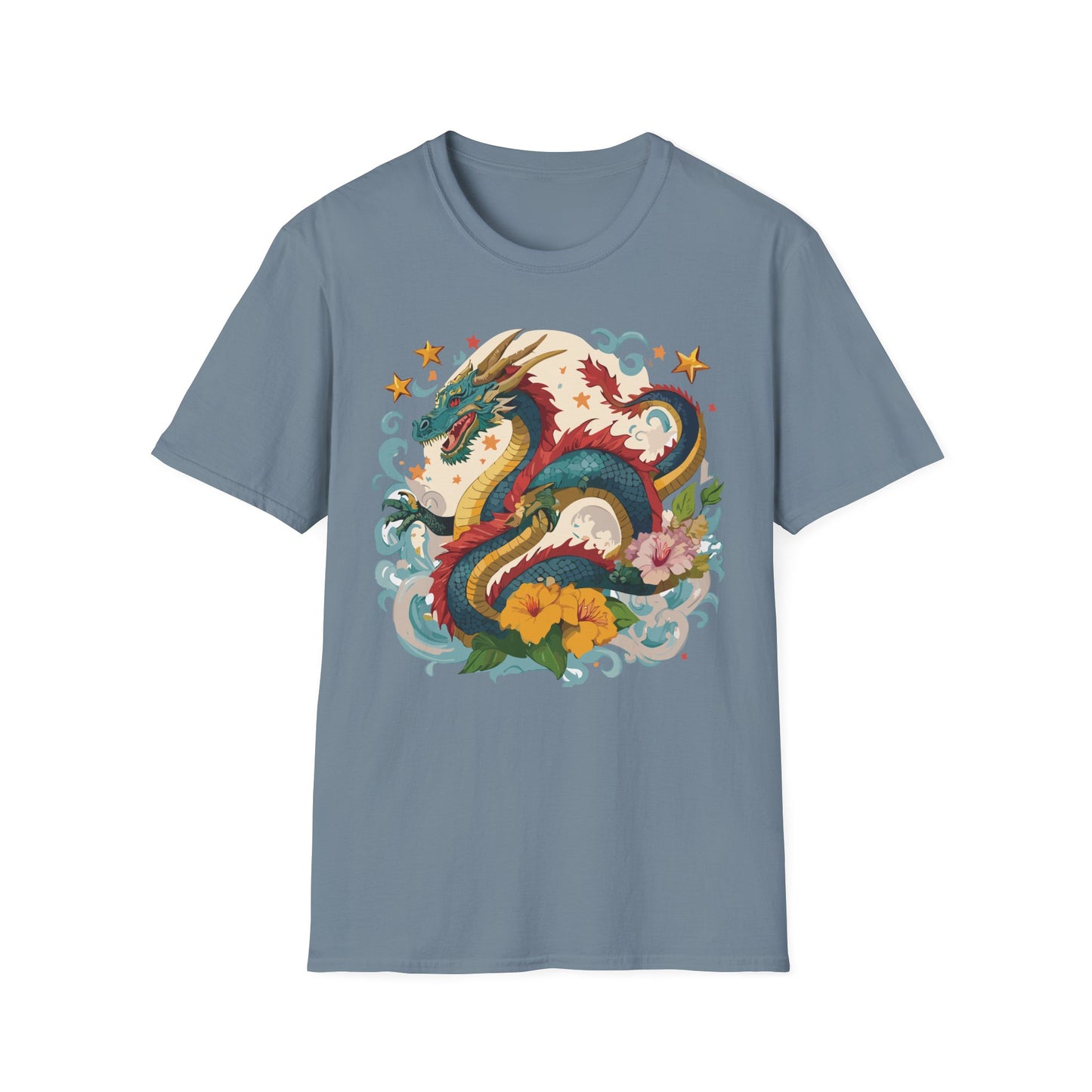 Dragon T Shirt, Dragon Shirt, Shirt with Animals, Animal Shirt