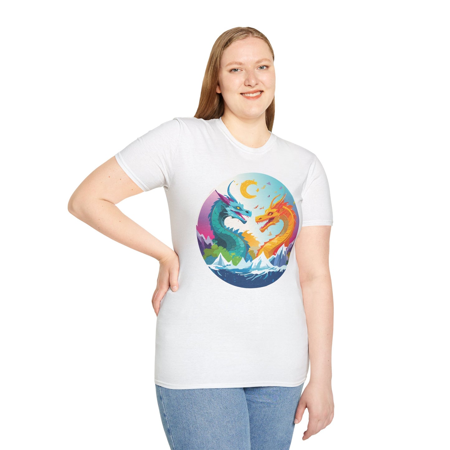 Dragon T Shirt, Dragon Shirt, Shirt with Animals, Animal Shirt