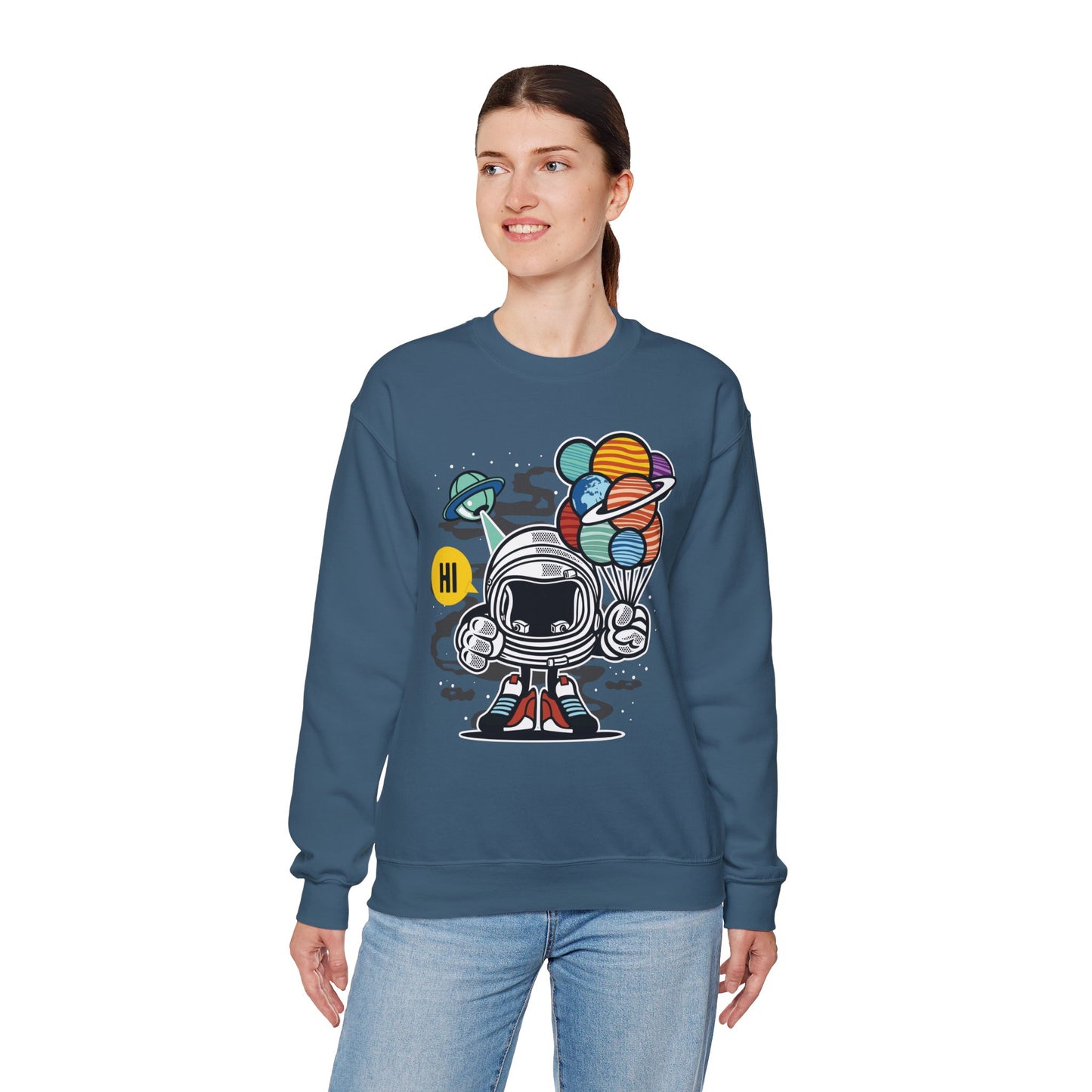 Space Shuttle Sweatshirt, Cosmic Sweatshirt, Astronaut Sweatshirt, Space Cosmic Sweatshirt