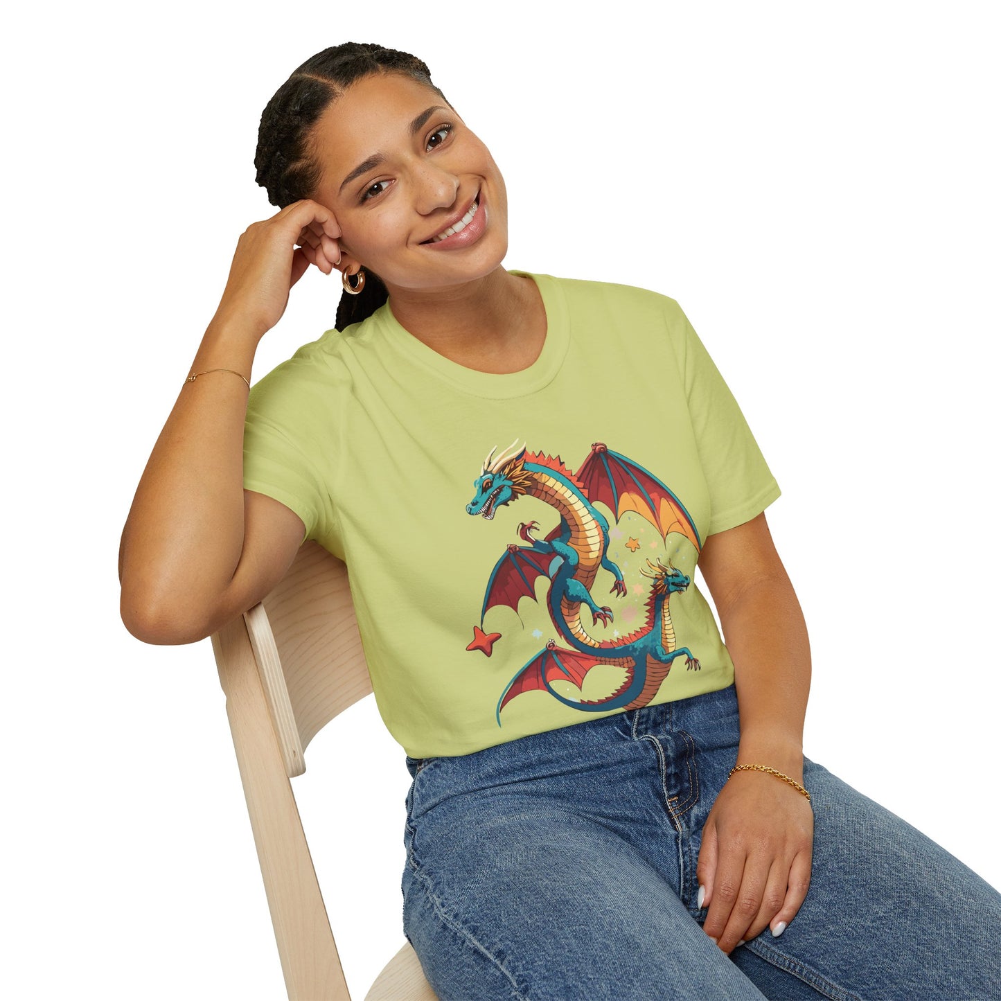 Dragon T Shirt, Dragon Shirt, Shirt with Animals, Animal Shirt