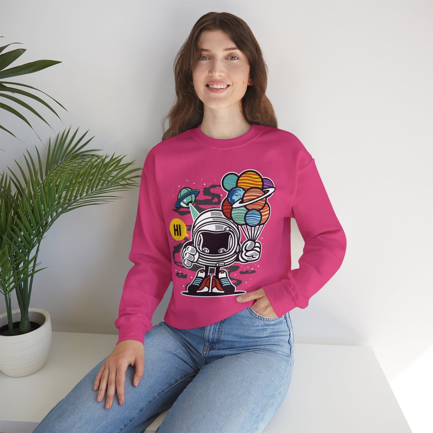 Space Shuttle Sweatshirt, Cosmic Sweatshirt, Astronaut Sweatshirt, Space Cosmic Sweatshirt