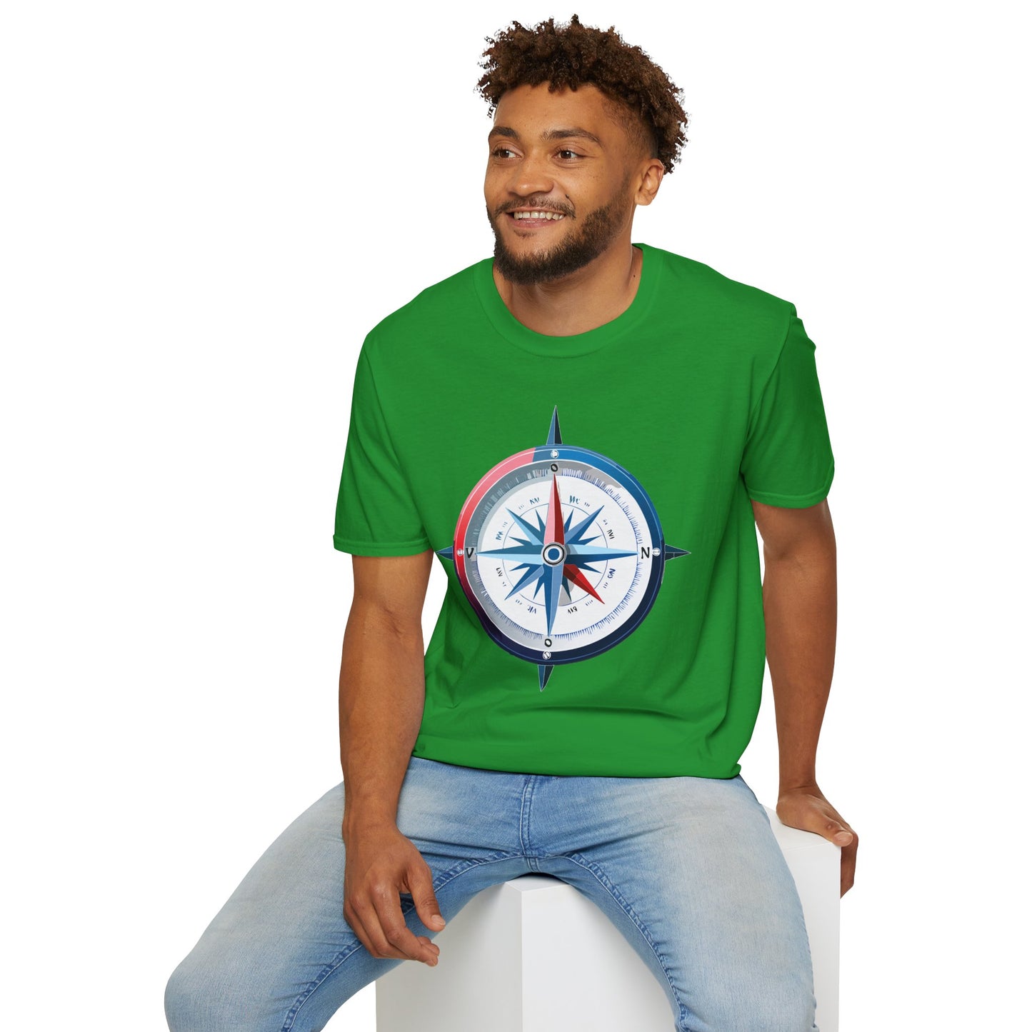 Compass T Shirt, Compass Shirt, Shirt with Compass, Navigator Shirt