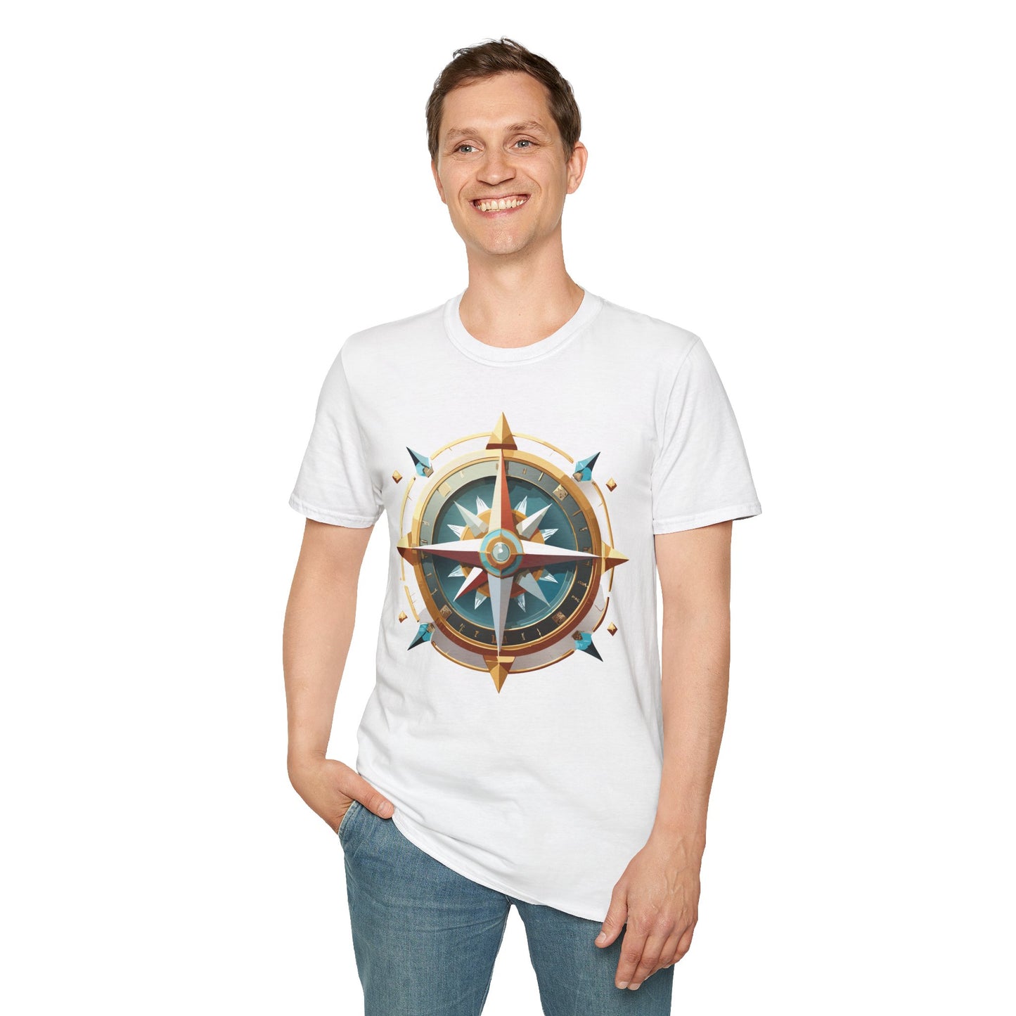 Compass T Shirt, Compass Shirt, Shirt with Compass, Navigator Shirt