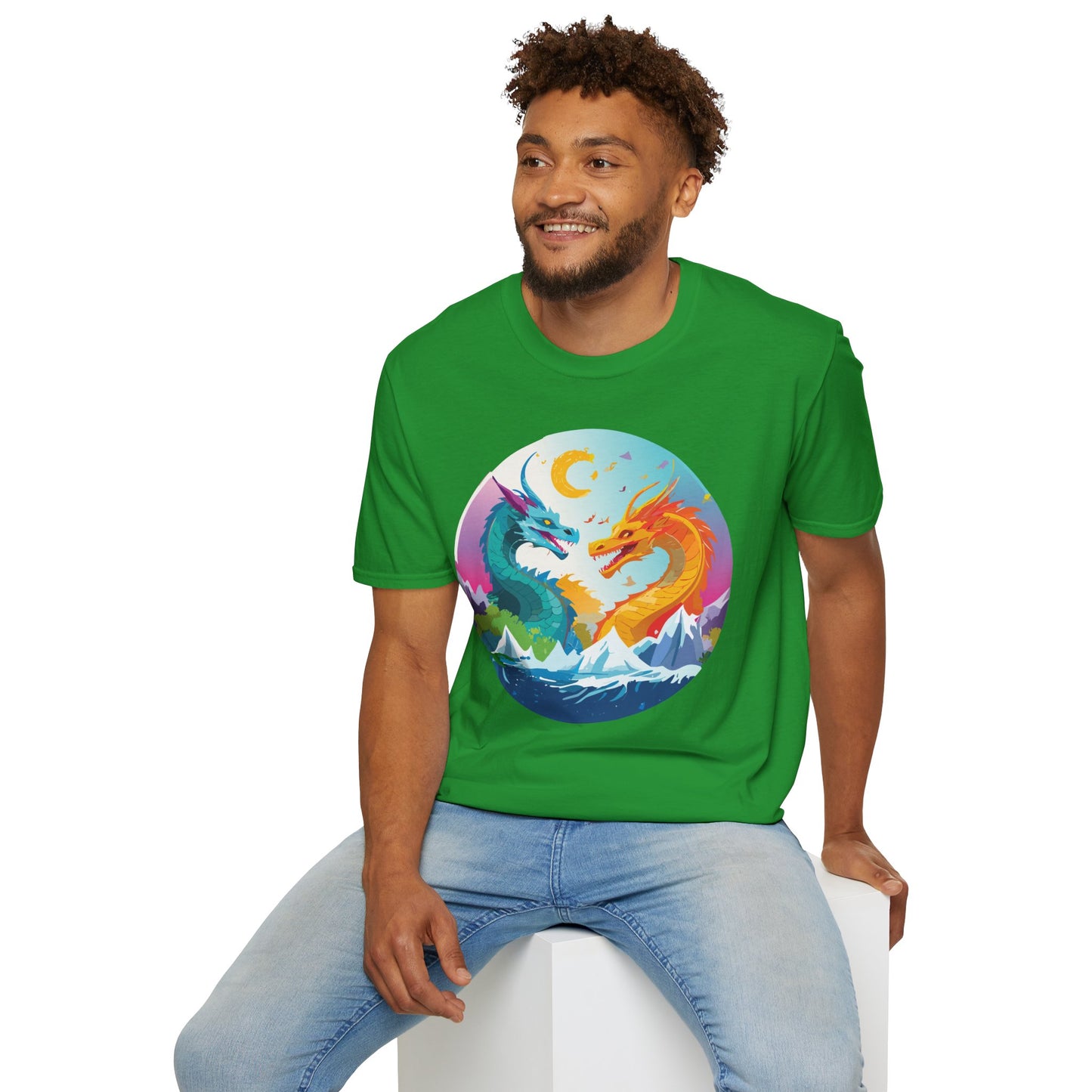 Dragon T Shirt, Dragon Shirt, Shirt with Animals, Animal Shirt