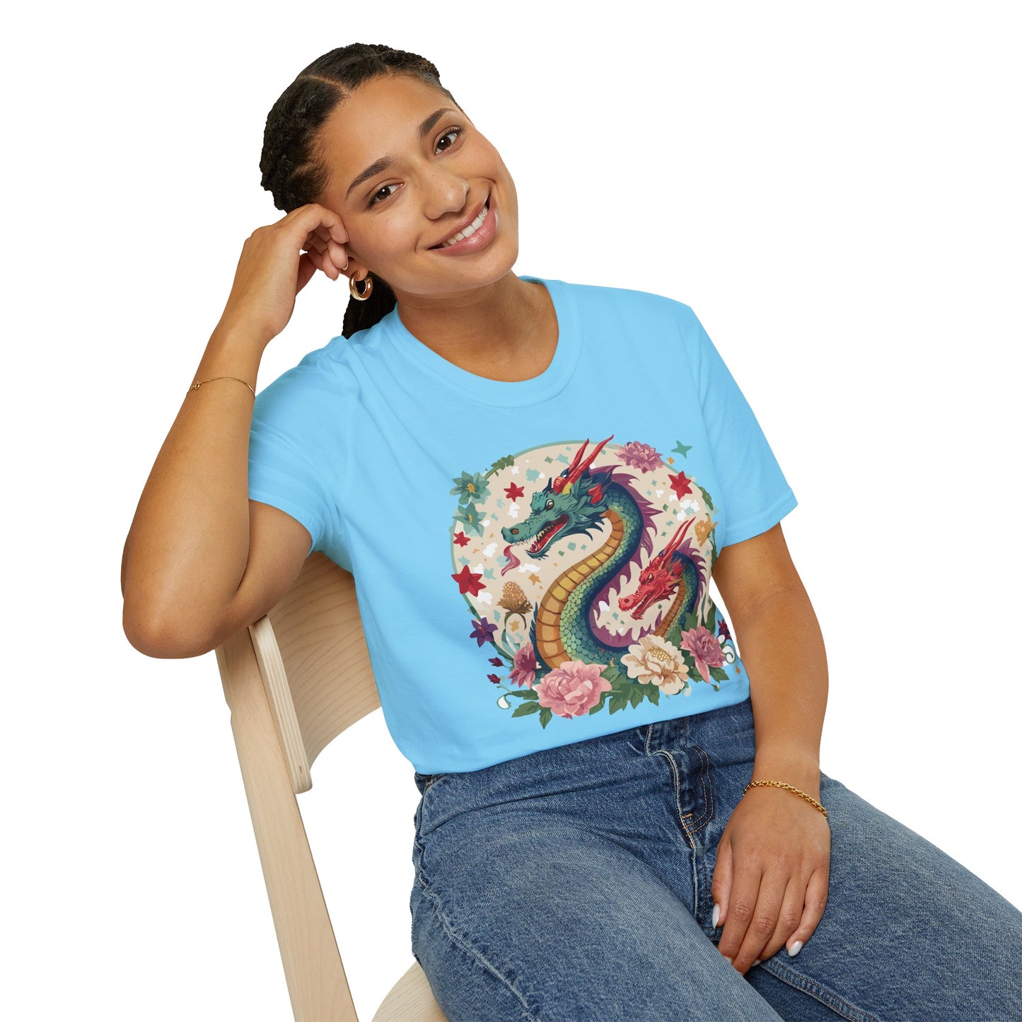 Dragon T Shirt, Dragon Shirt, Shirt with Animals, Animal Shirt