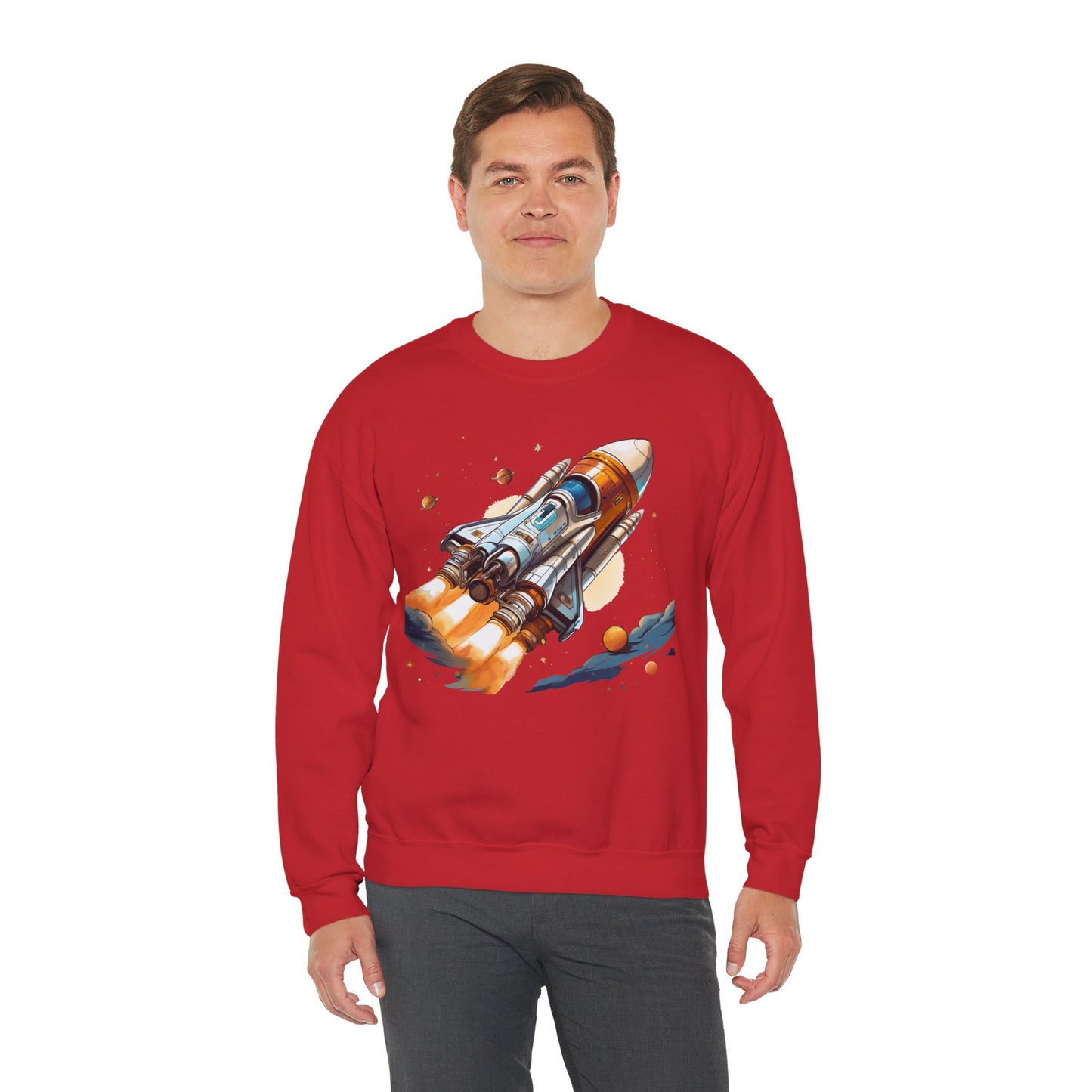 Space Shuttle Sweatshirt, Cosmic Sweatshirt, Astronaut Sweatshirt, Space Cosmic Sweatshirt