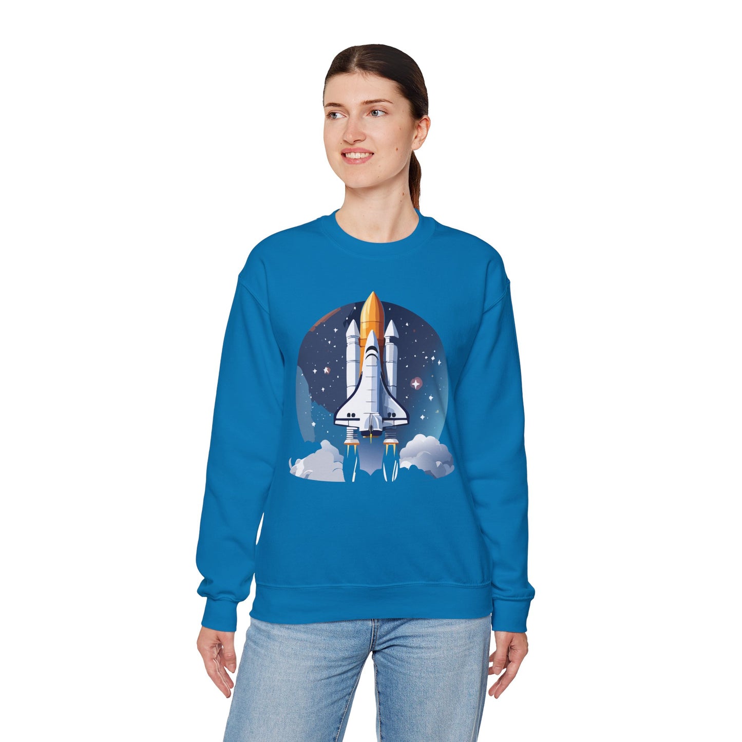 Space Shuttle Sweatshirt, Cosmic Sweatshirt, Astronaut Sweatshirt, Space Cosmic Sweatshirt