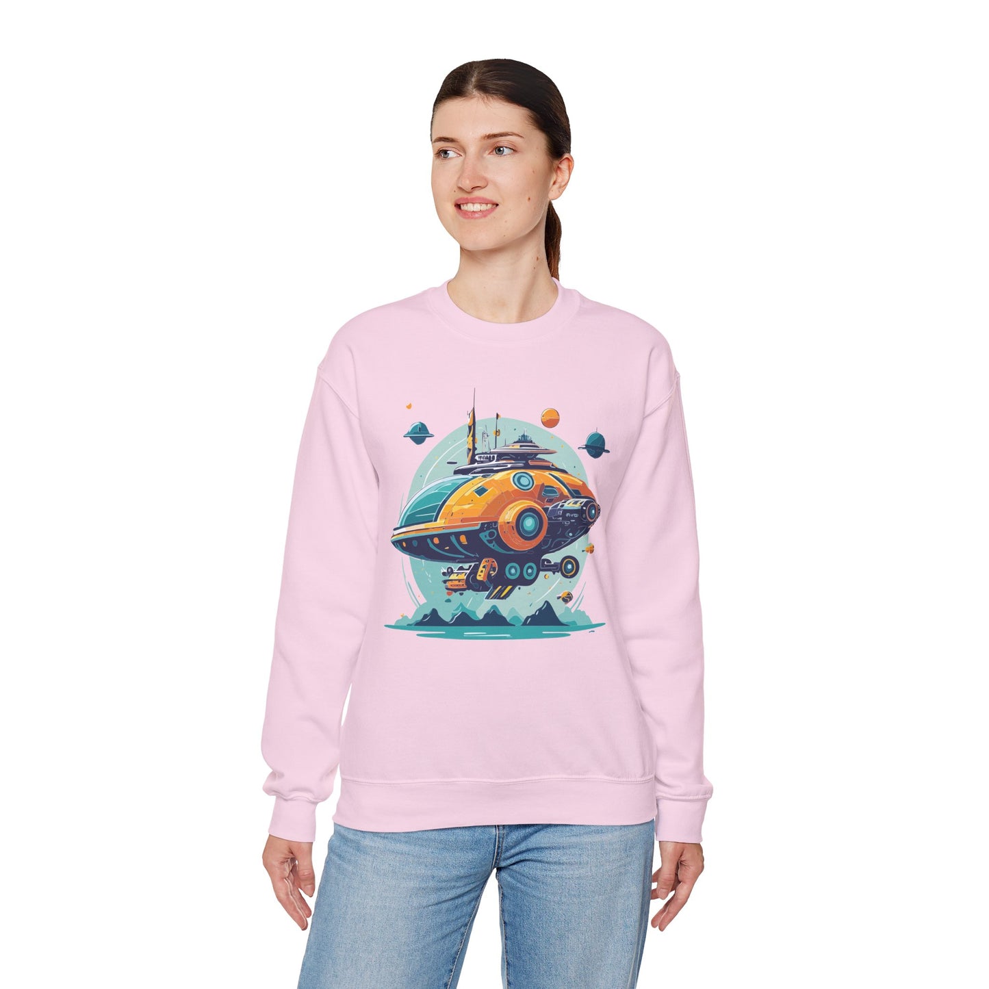 Space Shuttle Sweatshirt, Cosmic Sweatshirt, Astronaut Sweatshirt, Space Cosmic Sweatshirt
