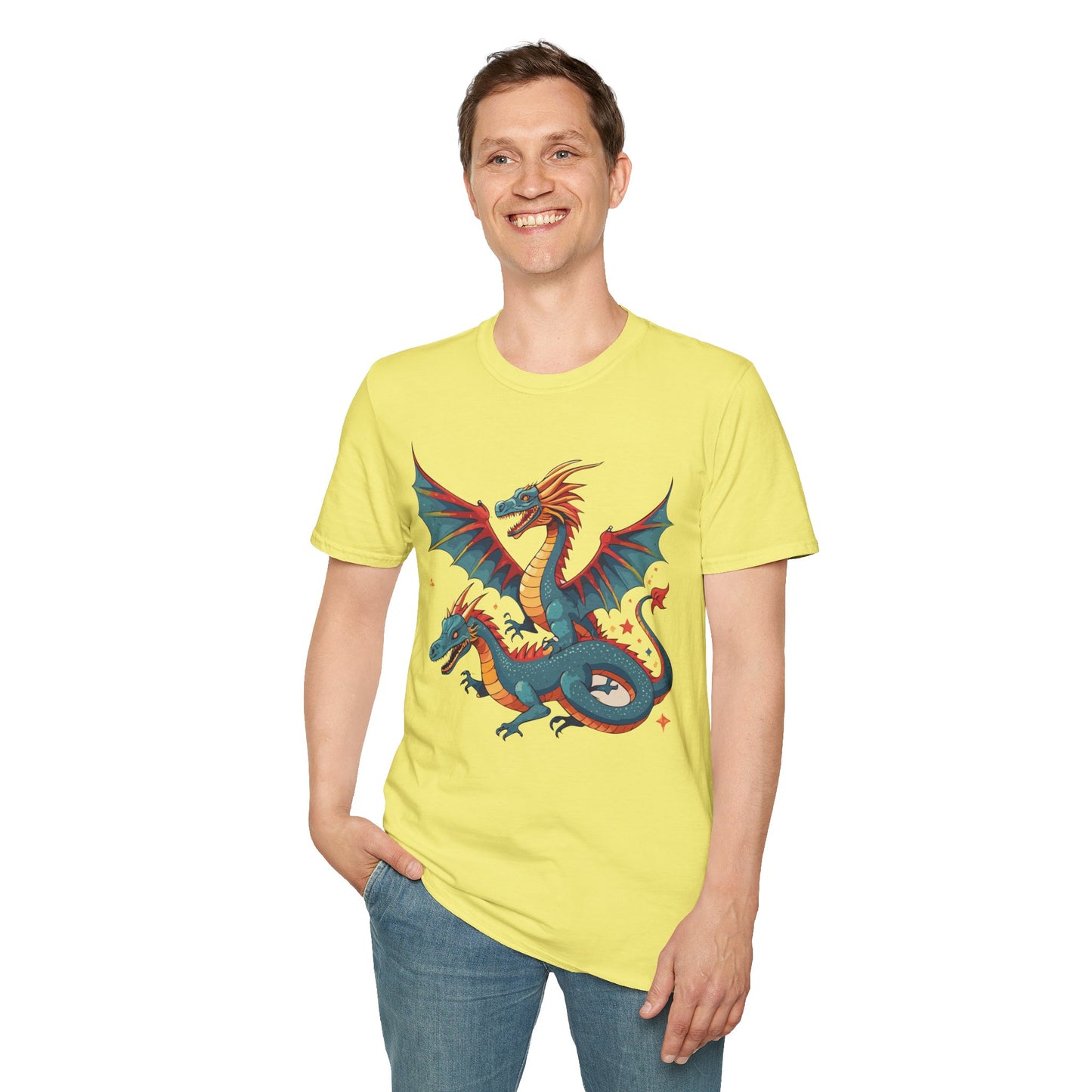 Dragon T Shirt, Dragon Shirt, Shirt with Animals, Animal Shirt