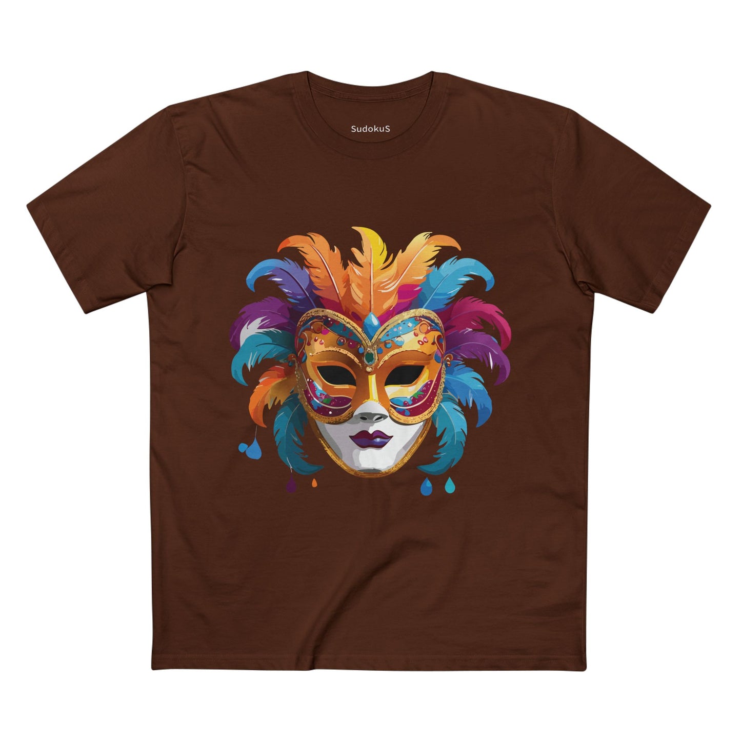 Mask Shirt, Shirt with Face - SudokuS