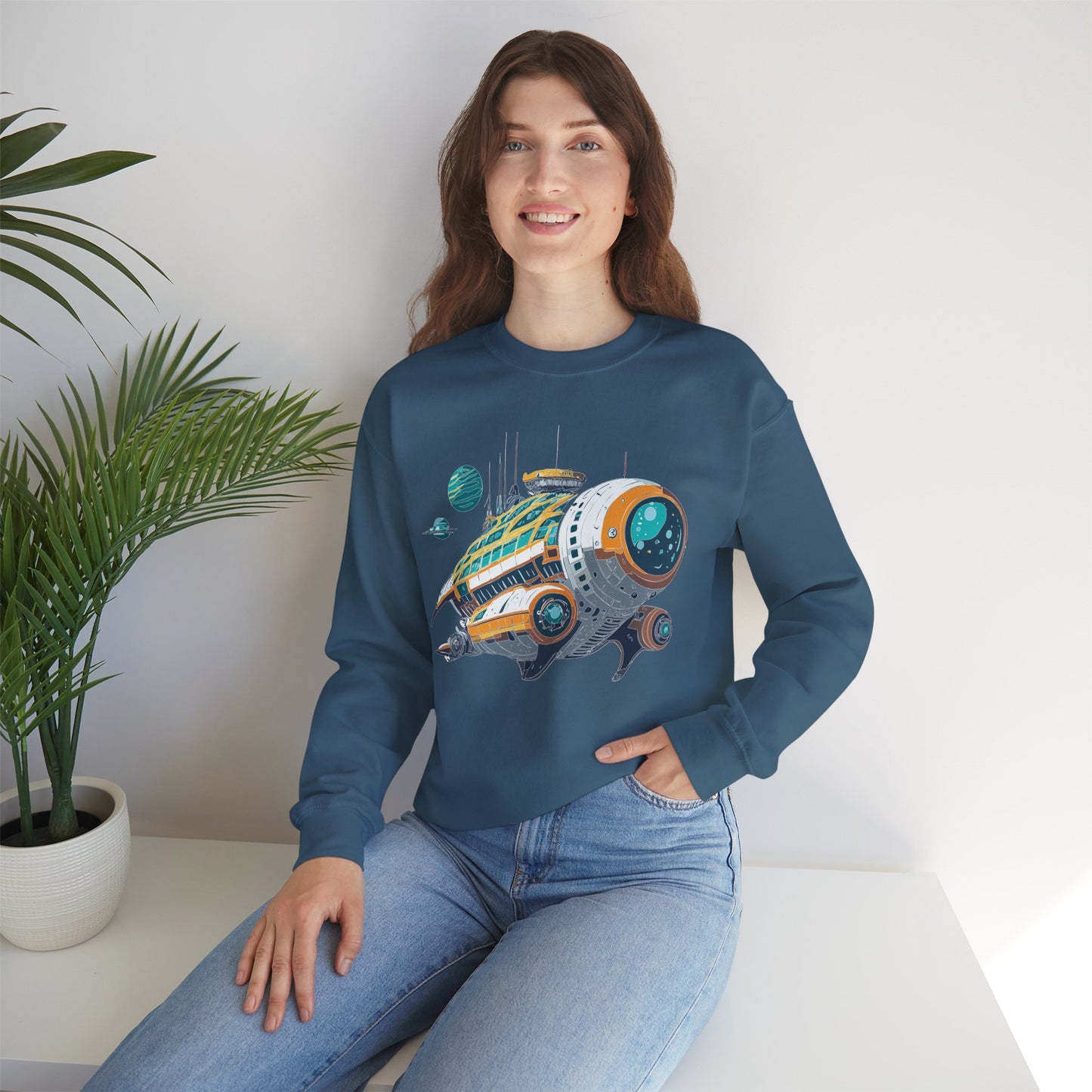 Space Shuttle Sweatshirt, Cosmic Sweatshirt, Astronaut Sweatshirt, Space Cosmic Sweatshirt