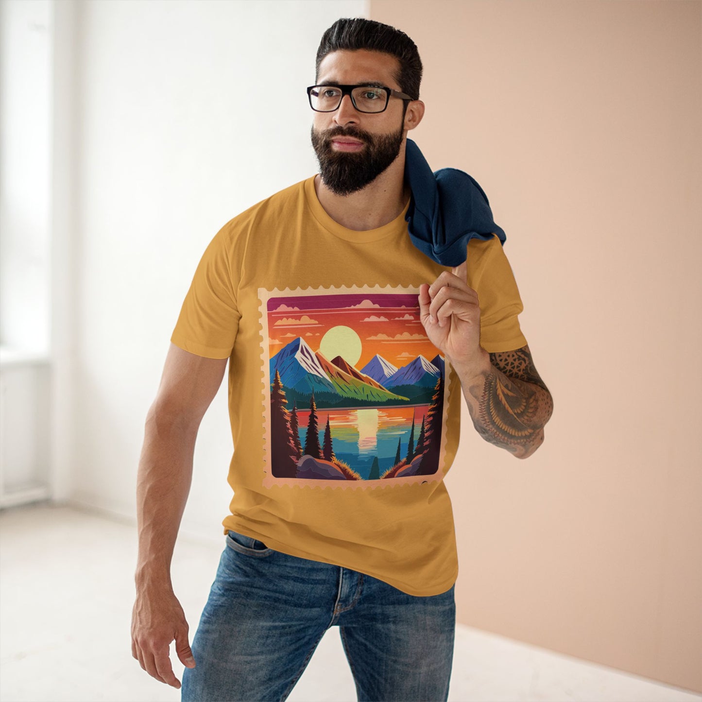 Stamp Shirt, Postage Stamp Shirt
