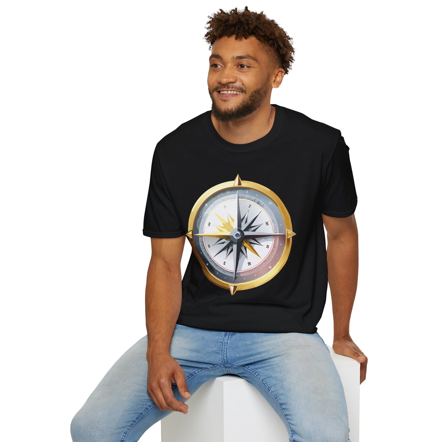 Compass T Shirt, Compass Shirt, Shirt with Compass, Navigator Shirt