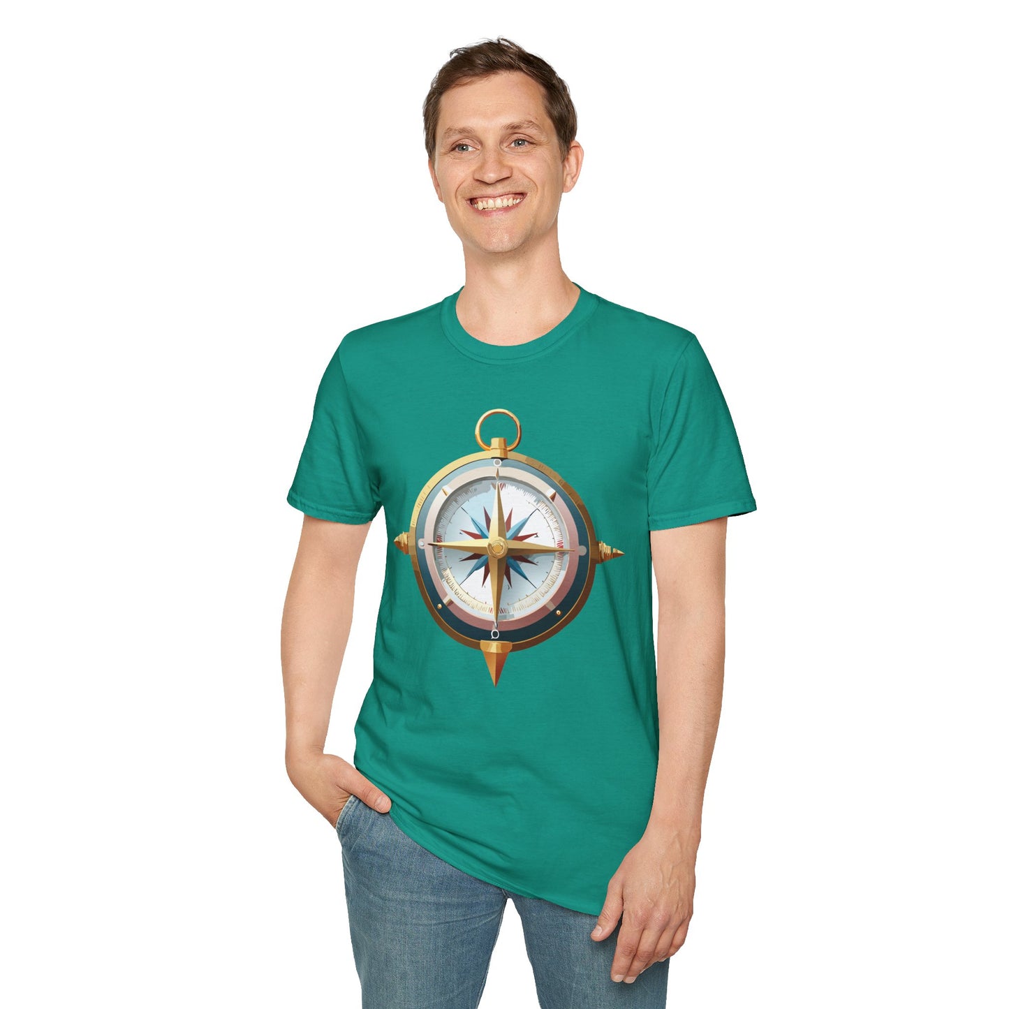 Compass T Shirt, Compass Shirt, Shirt with Compass, Navigator Shirt