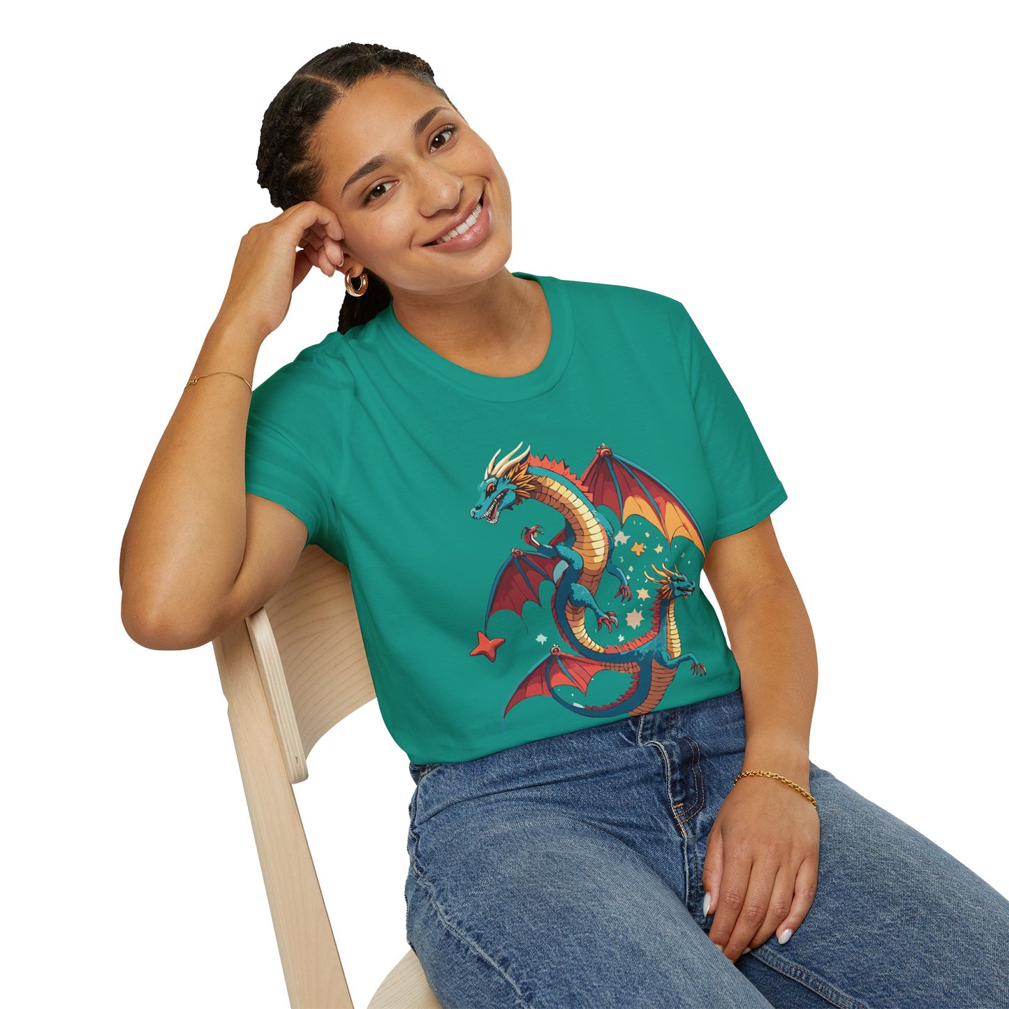 Dragon T Shirt, Dragon Shirt, Shirt with Animals, Animal Shirt