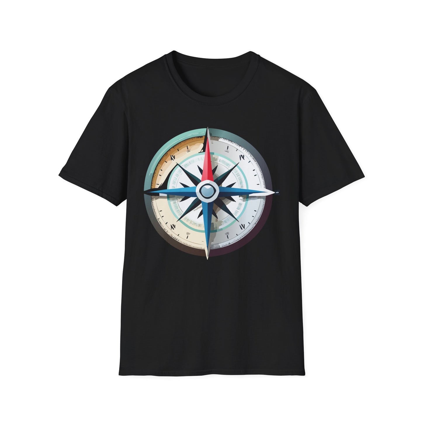 Compass T Shirt, Compass Shirt, Shirt with Compass, Navigator Shirt