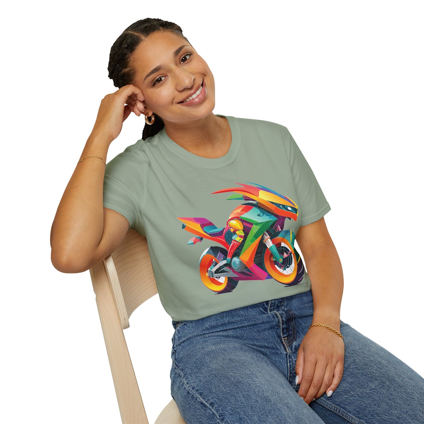 Bike T Shirt, Moto Shirt, Shirt with Motorcycle, MTB T Shirts
