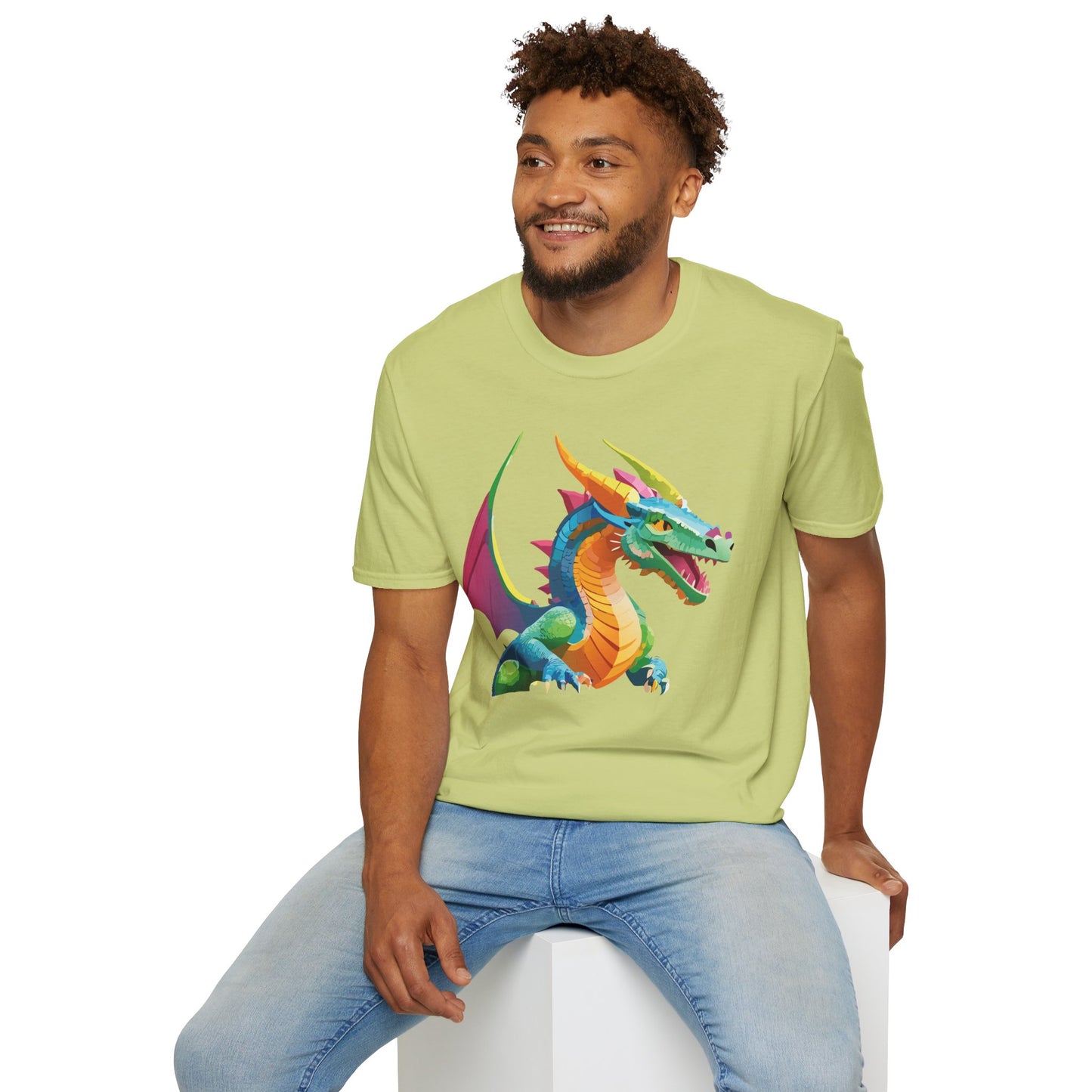 Dragon T Shirt, Dragon Shirt, Shirt with Animals, Animal Shirt