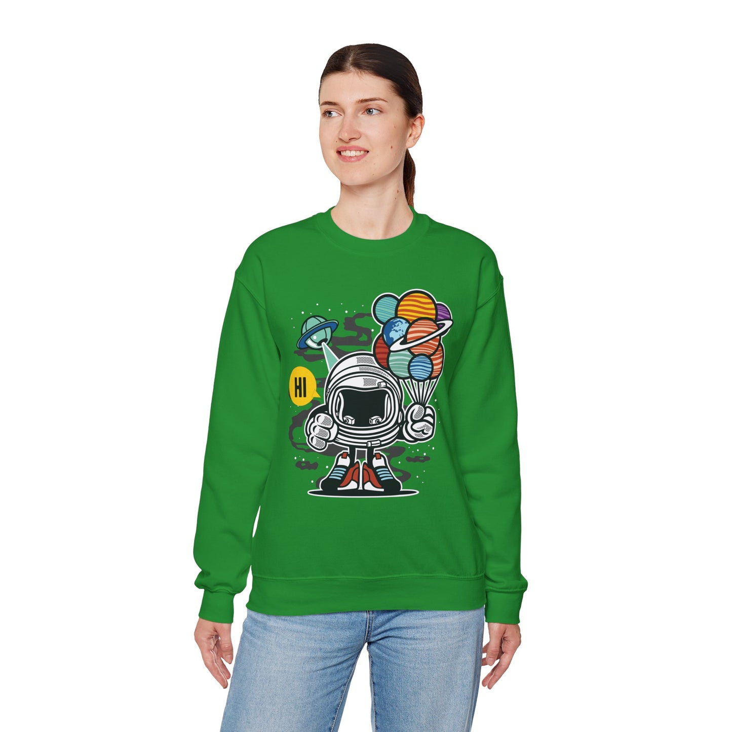 Space Shuttle Sweatshirt, Cosmic Sweatshirt, Astronaut Sweatshirt, Space Cosmic Sweatshirt