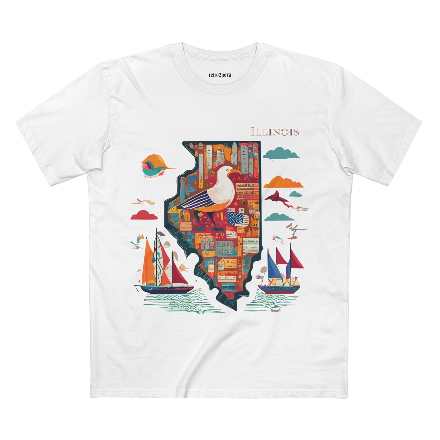 US State Shirts, Illinois Shirt