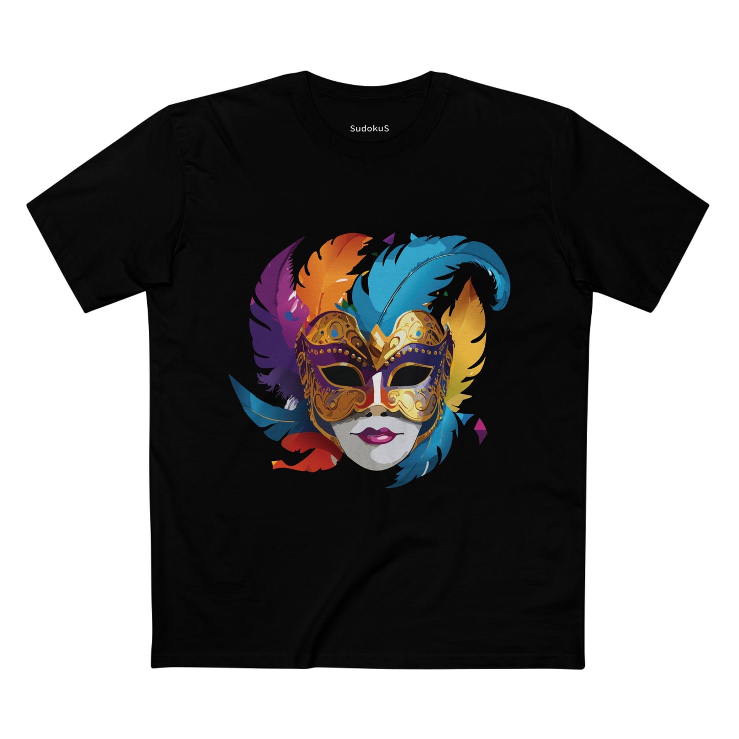 Mask Shirt, Shirt with Face - SudokuS