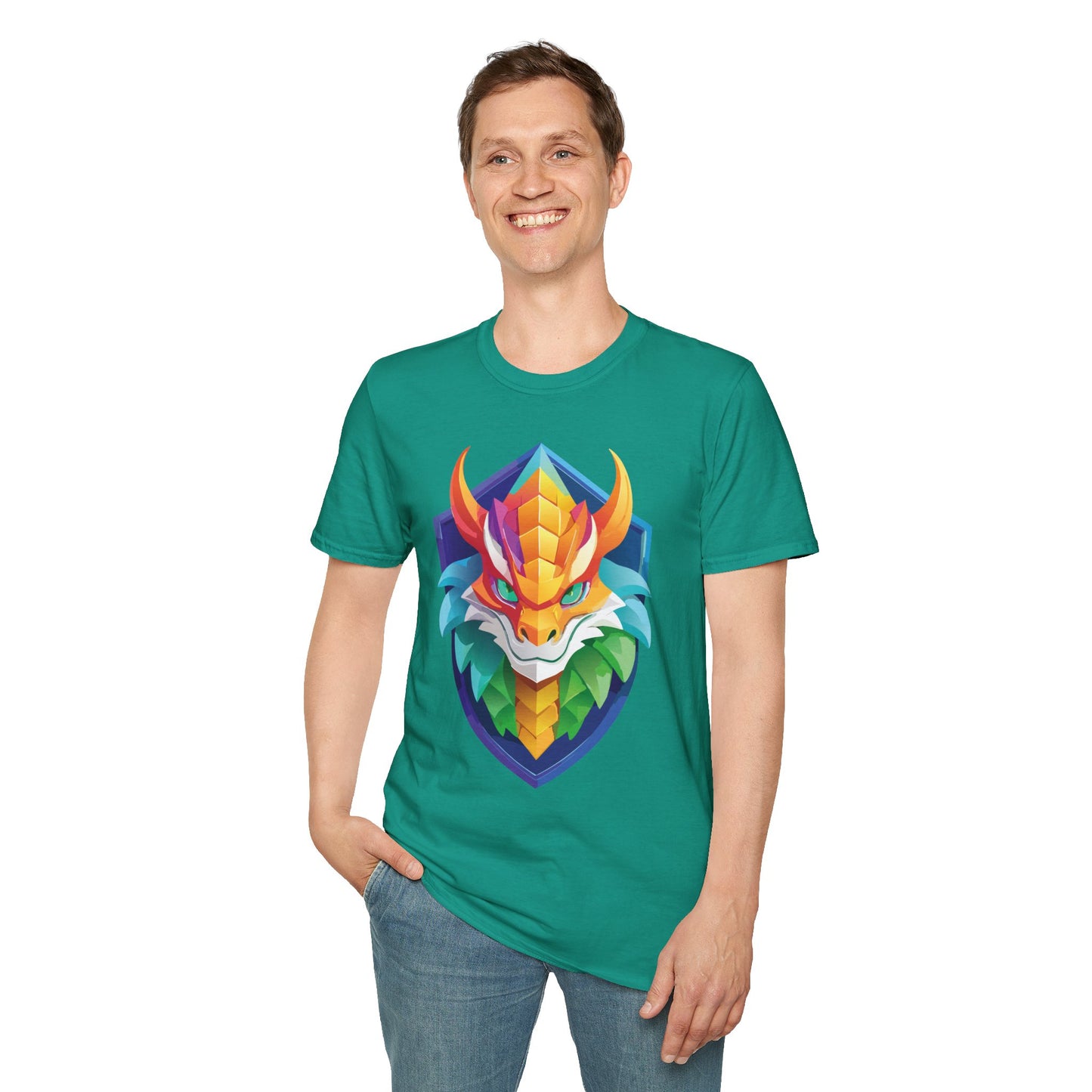 Dragon T Shirt, Dragon Shirt, Shirt with Animals, Animal Shirt