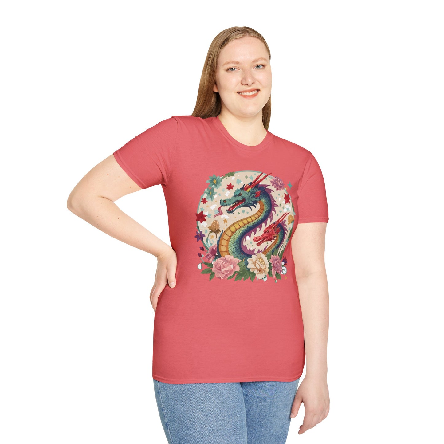 Dragon T Shirt, Dragon Shirt, Shirt with Animals, Animal Shirt