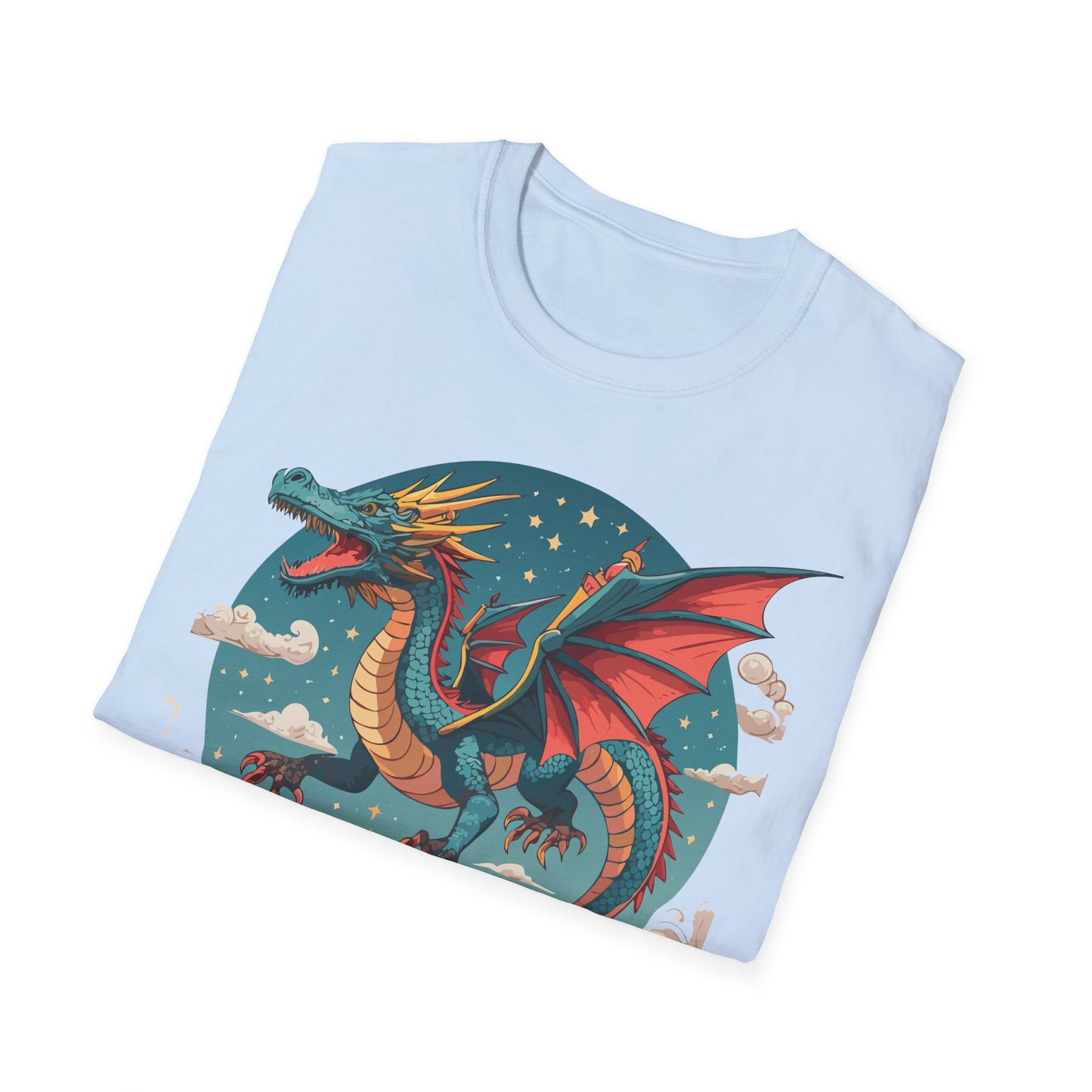 Dragon T Shirt, Dragon Shirt, Shirt with Animals, Animal Shirt