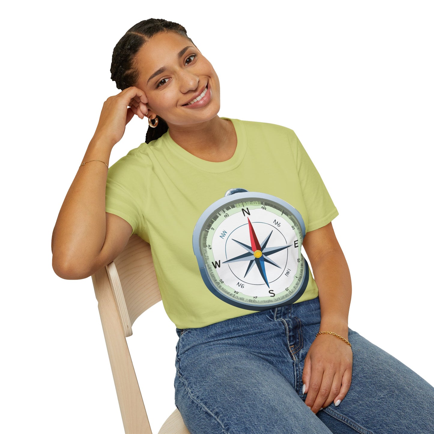 Compass T Shirt, Compass Shirt, Shirt with Compass, Navigator Shirt