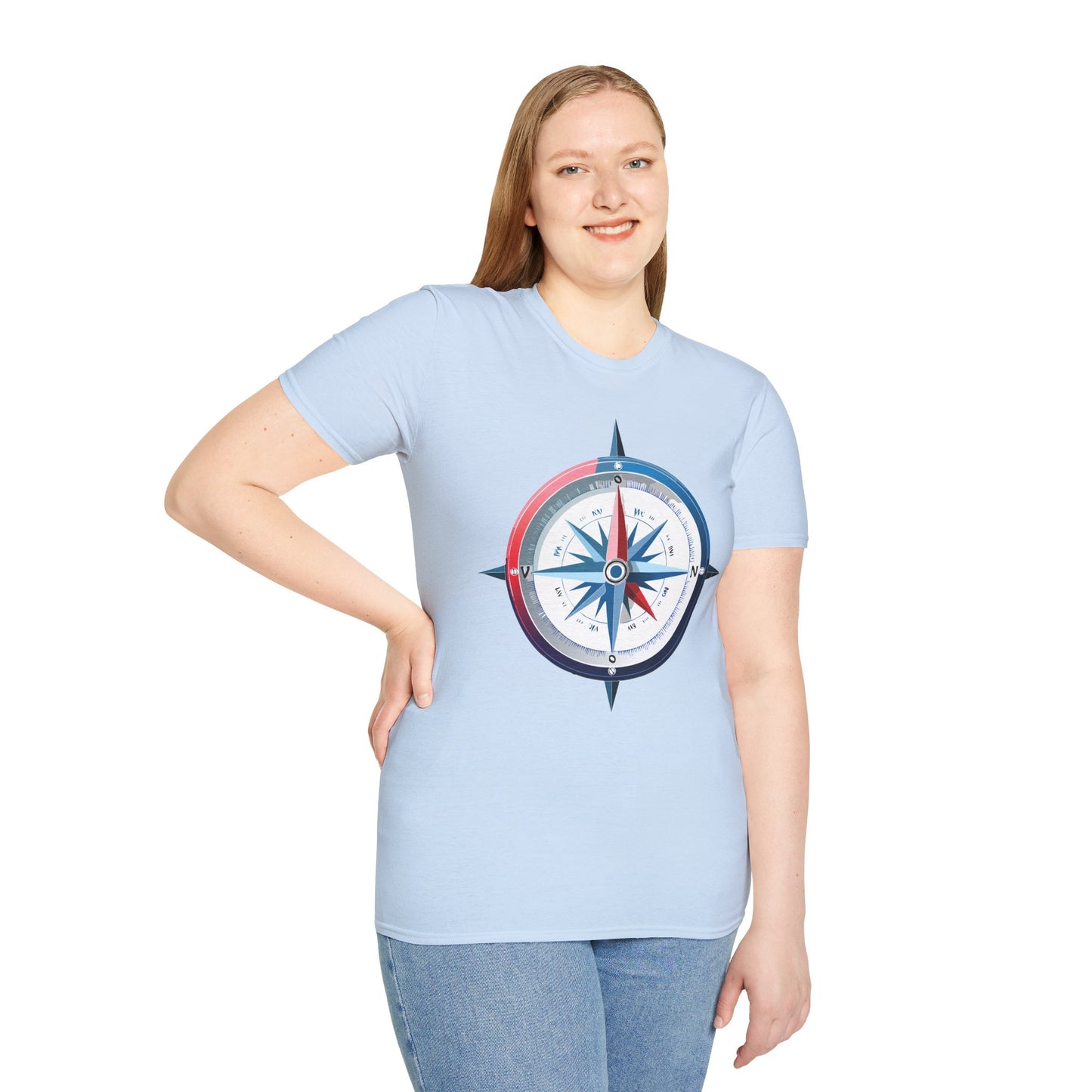 Compass T Shirt, Compass Shirt, Shirt with Compass, Navigator Shirt