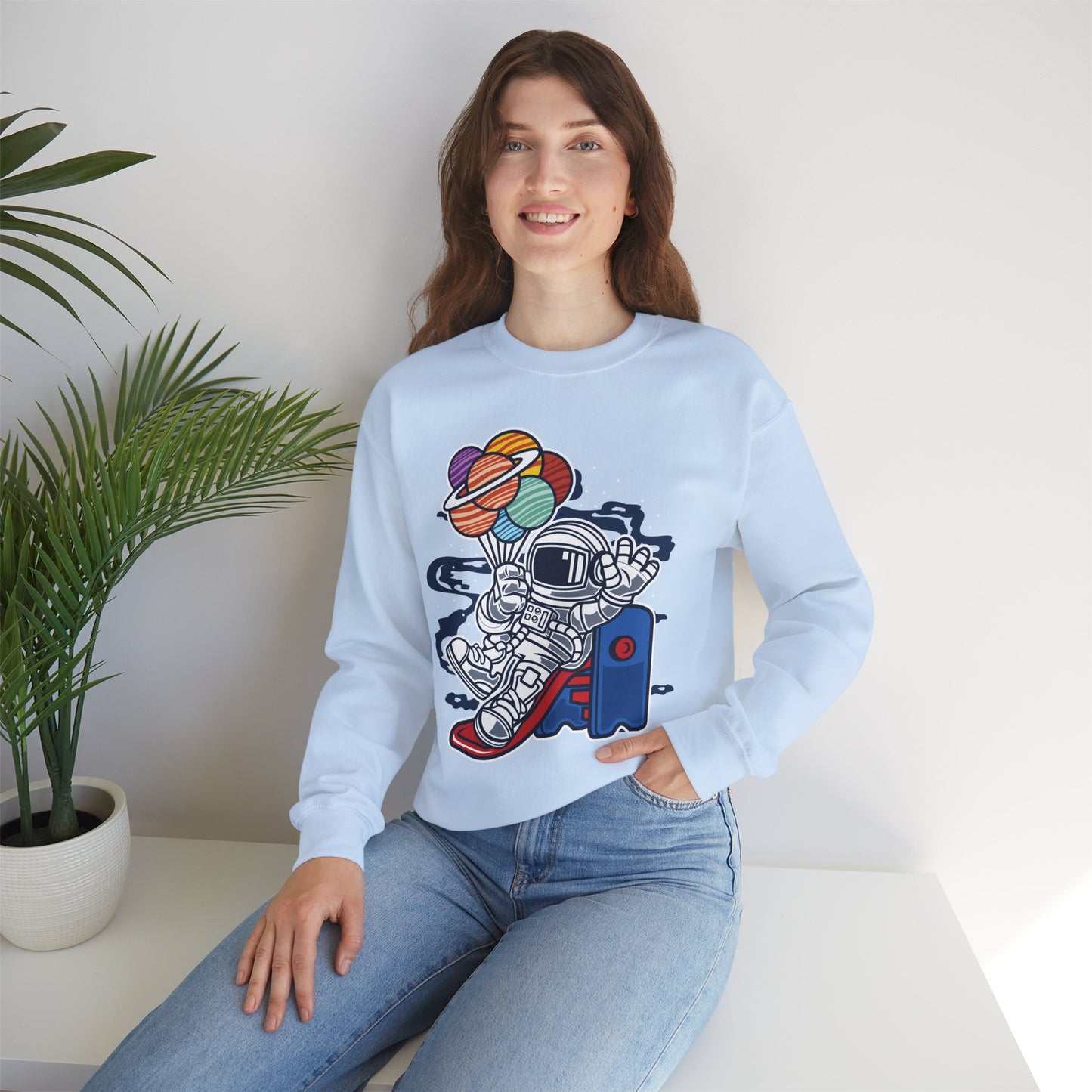Space Shuttle Sweatshirt, Cosmic Sweatshirt, Astronaut Sweatshirt, Space Cosmic Sweatshirt