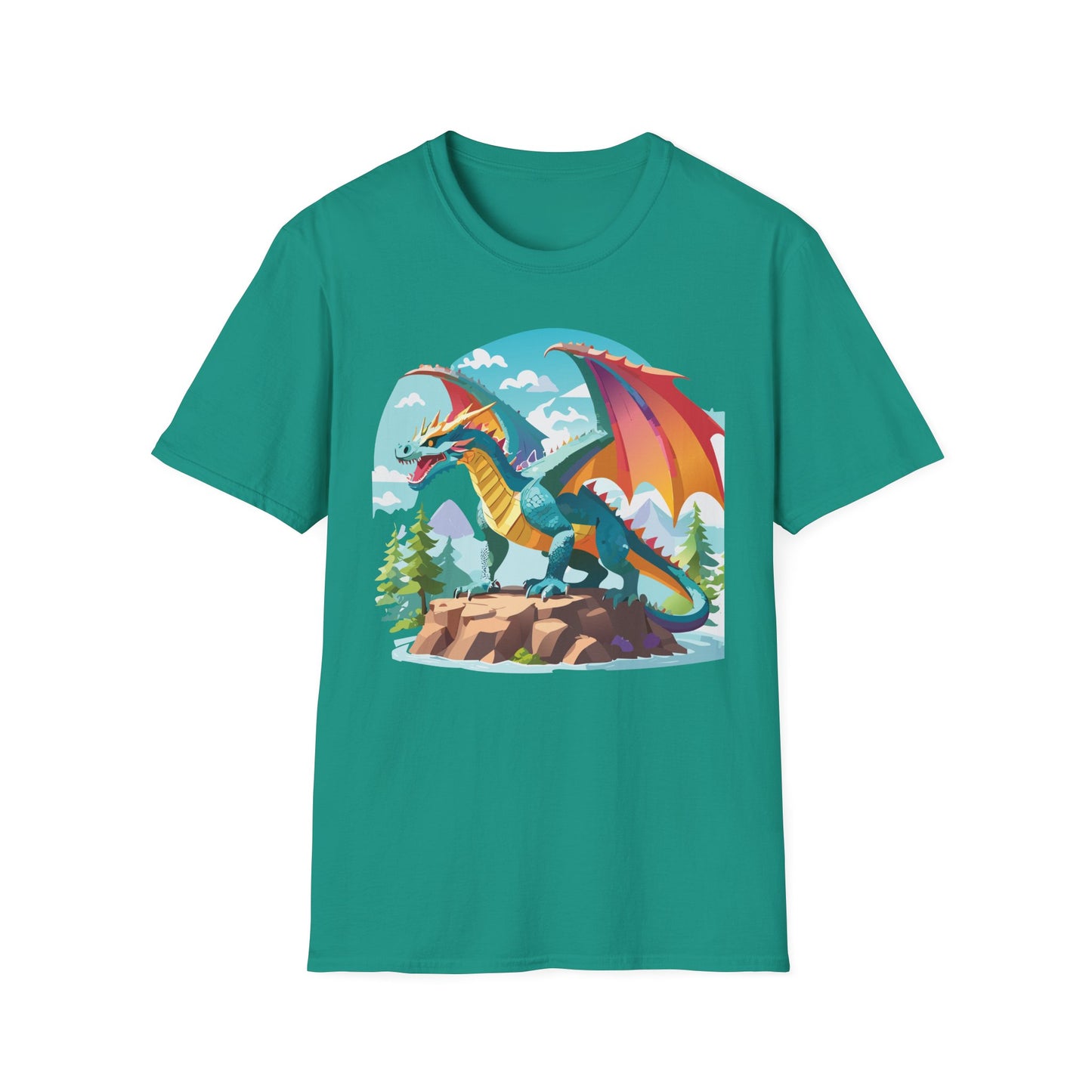 Dragon T Shirt, Dragon Shirt, Shirt with Animals, Animal Shirt