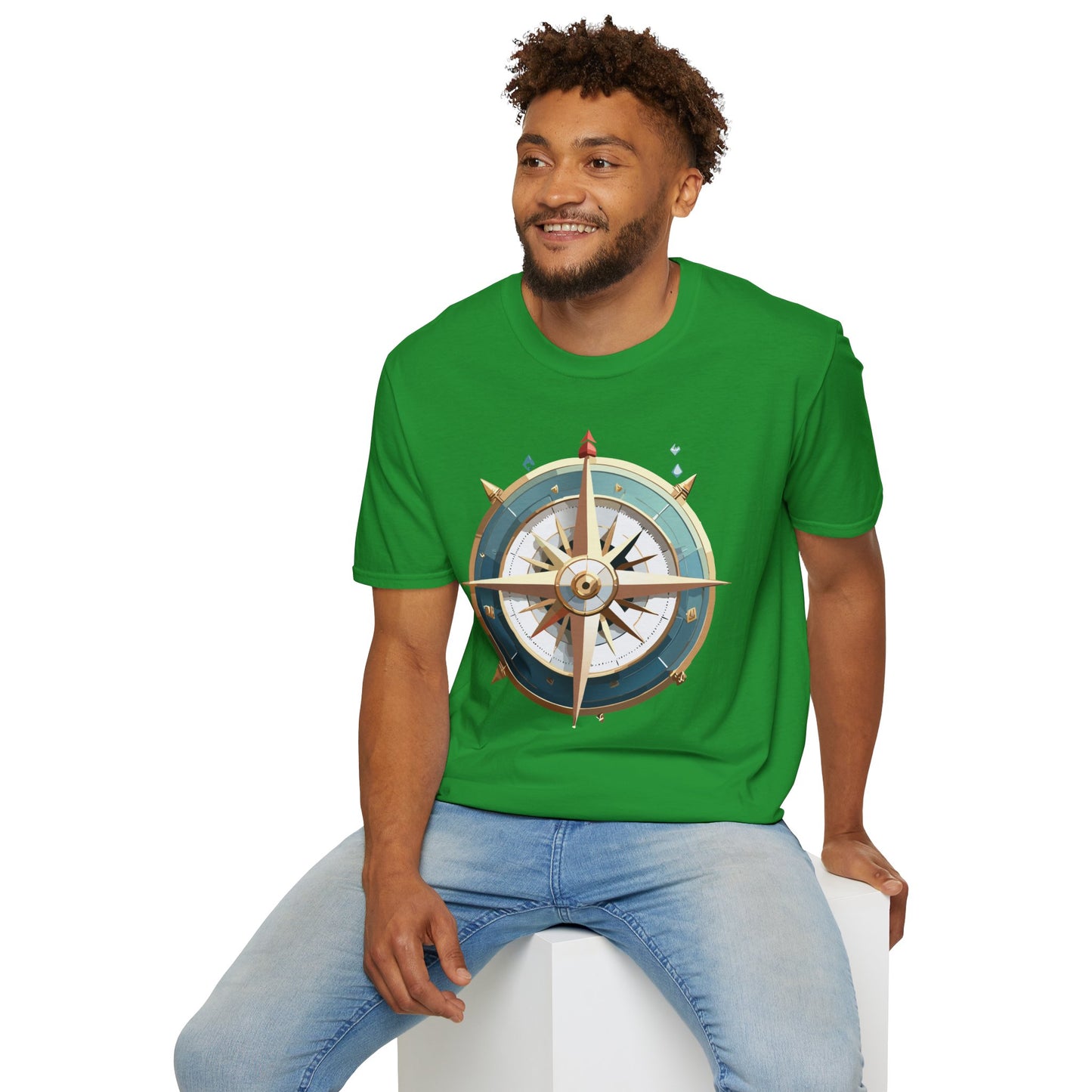 Compass T Shirt, Compass Shirt, Shirt with Compass, Navigator Shirt