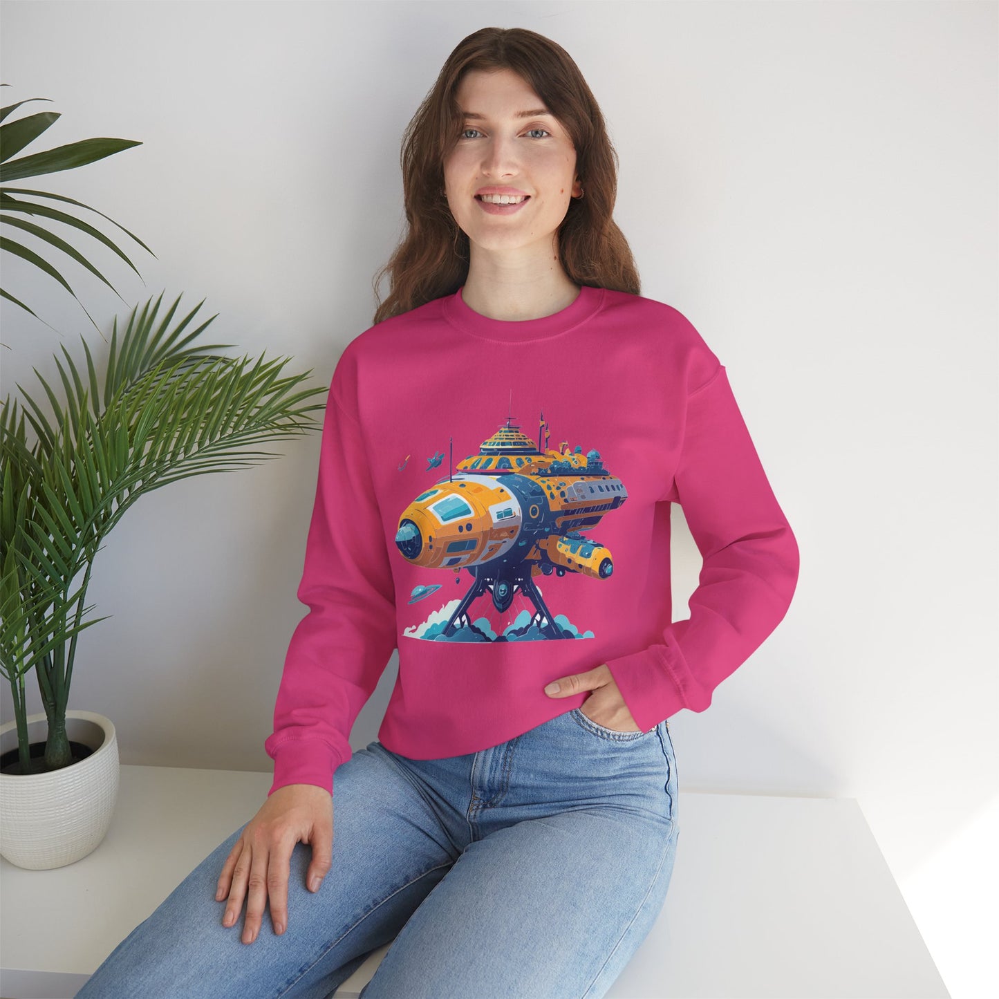 Space Shuttle Sweatshirt, Cosmic Sweatshirt, Astronaut Sweatshirt, Space Cosmic Sweatshirt
