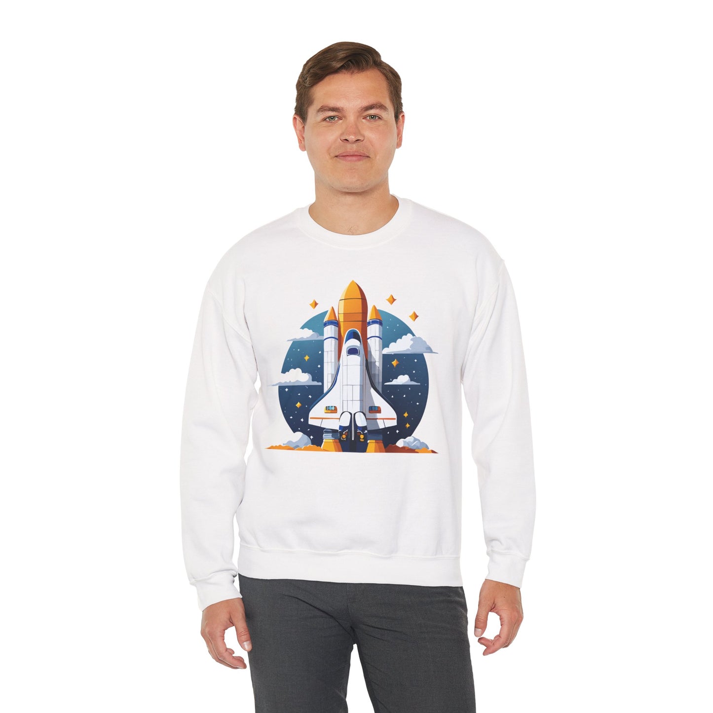 Space Shuttle Sweatshirt, Cosmic Sweatshirt, Astronaut Sweatshirt, Space Cosmic Sweatshirt