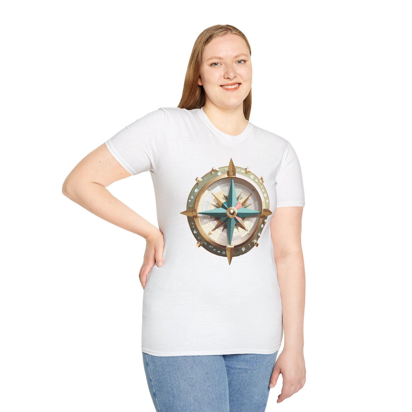Compass T Shirt, Compass Shirt, Shirt with Compass, Navigator Shirt