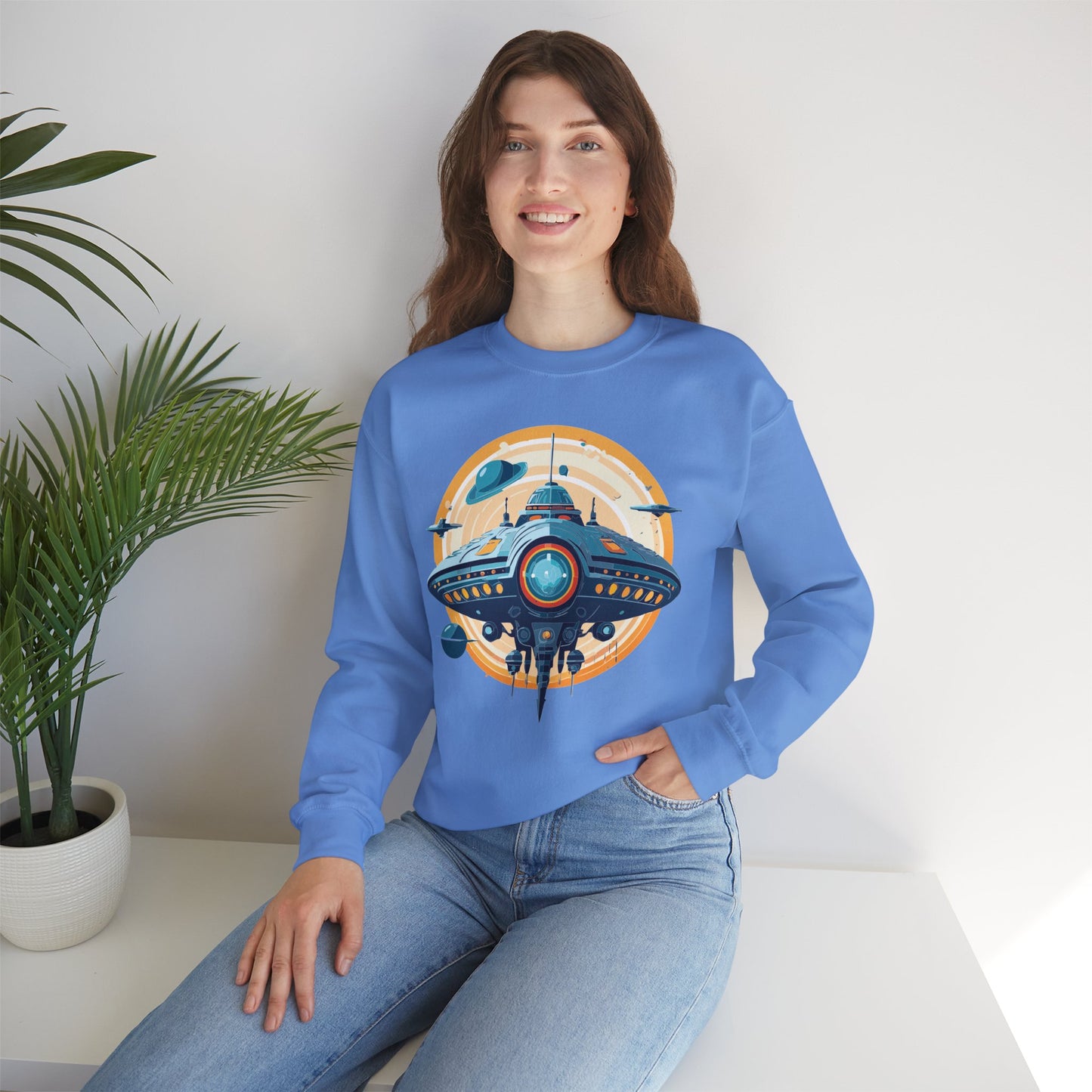 Space Shuttle Sweatshirt, Cosmic Sweatshirt, Astronaut Sweatshirt, Space Cosmic Sweatshirt
