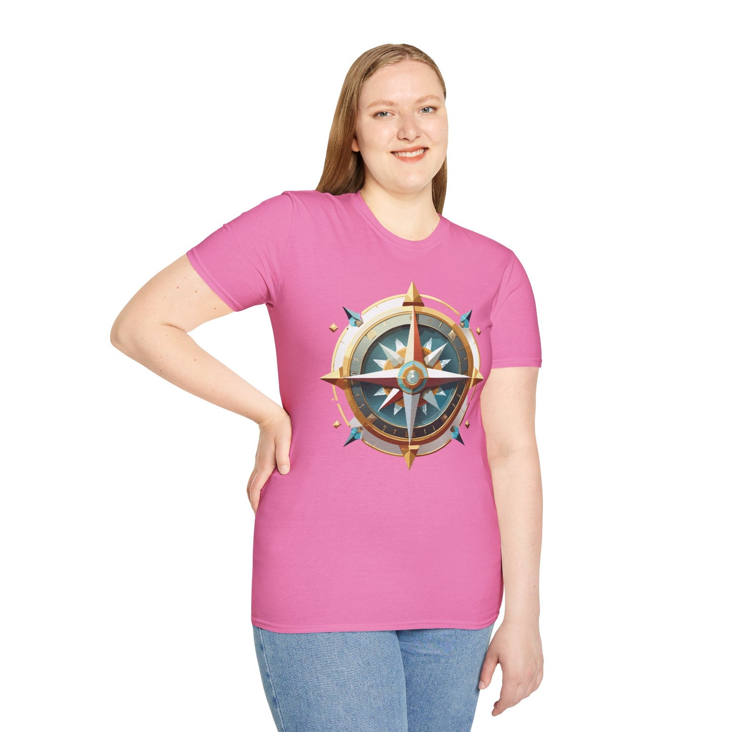Compass T Shirt, Compass Shirt, Shirt with Compass, Navigator Shirt
