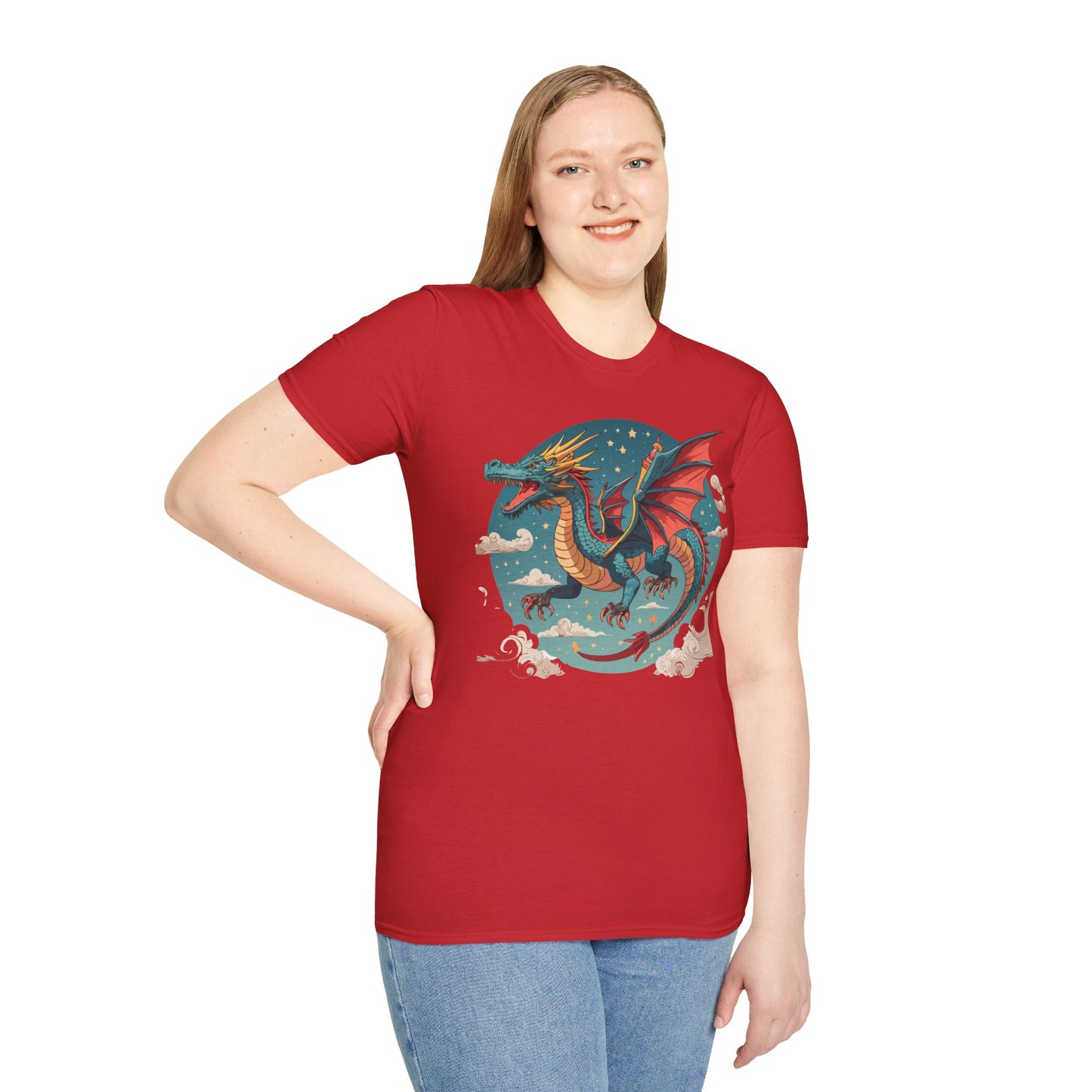 Dragon T Shirt, Dragon Shirt, Shirt with Animals, Animal Shirt