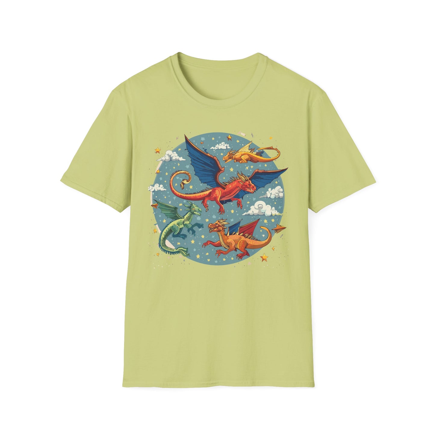 Dragon T Shirt, Dragon Shirt, Shirt with Animals, Animal Shirt