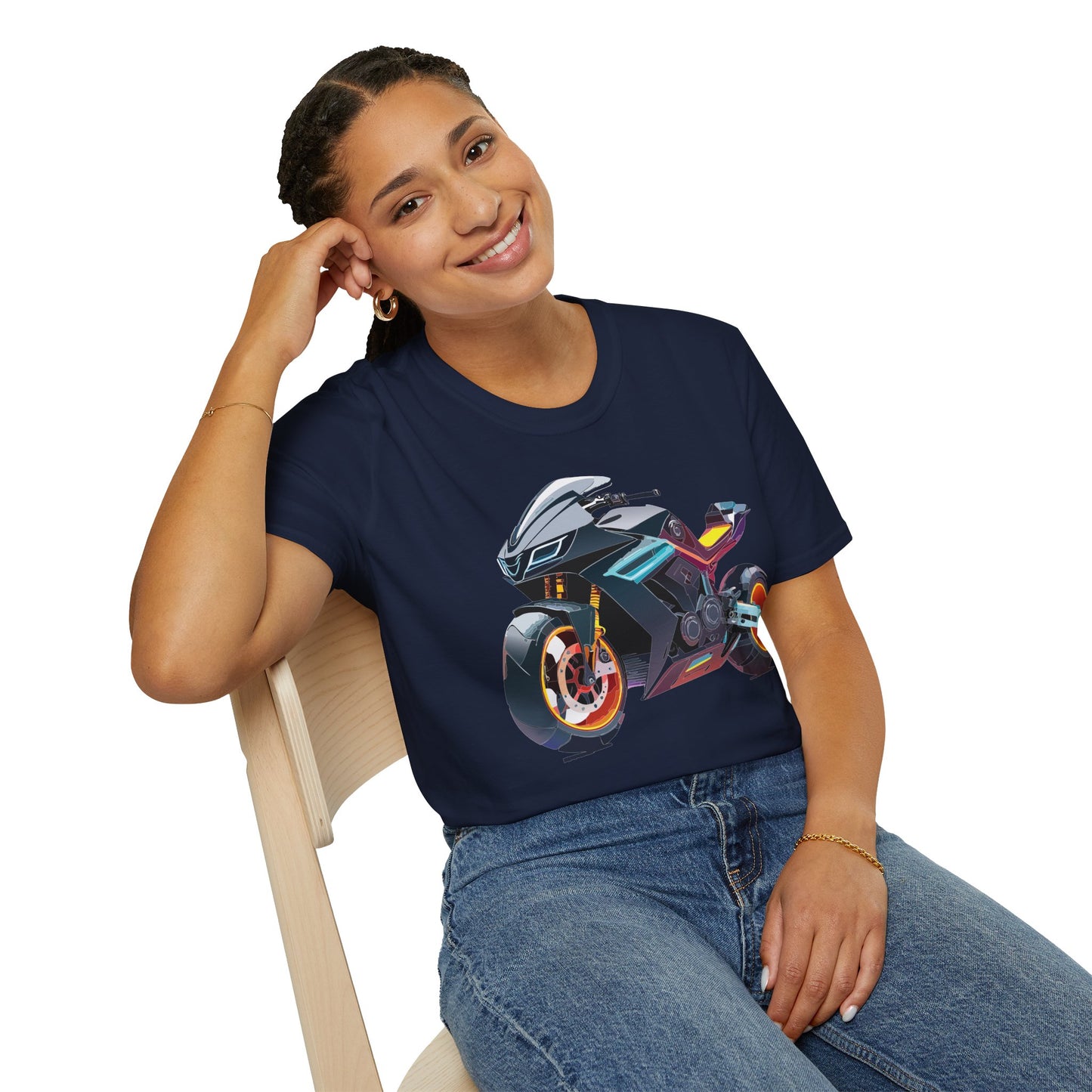 Bike T Shirt, Moto Shirt, Shirt with Motorcycle, MTB T Shirts