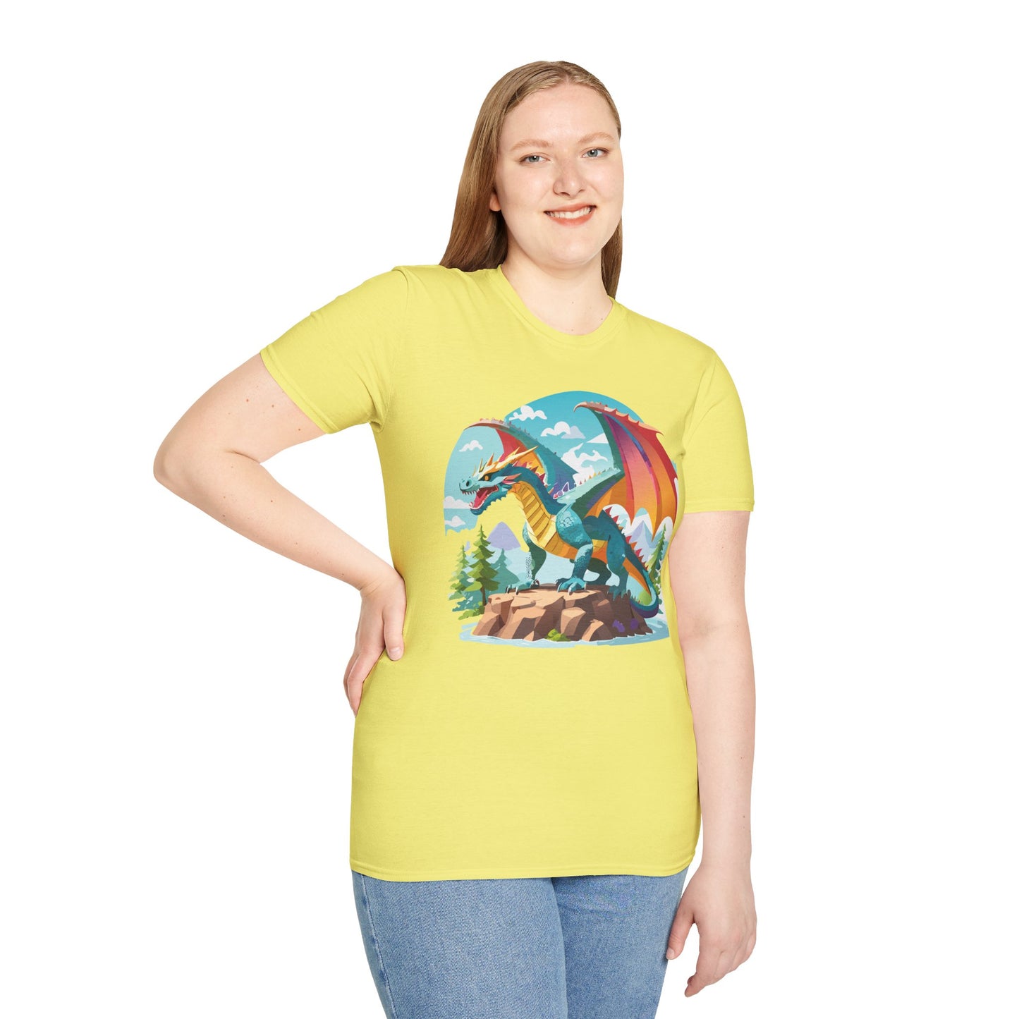 Dragon T Shirt, Dragon Shirt, Shirt with Animals, Animal Shirt