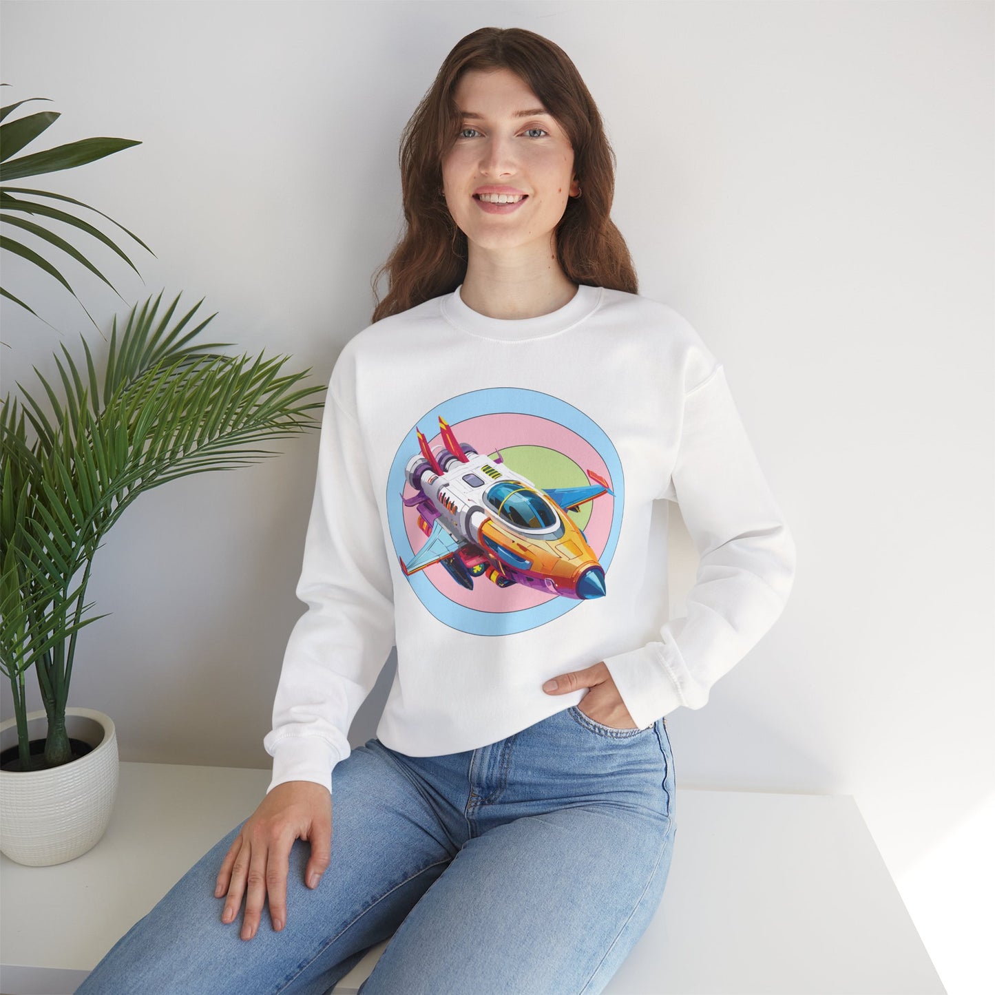Space Shuttle Sweatshirt, Cosmic Sweatshirt, Astronaut Sweatshirt, Space Cosmic Sweatshirt